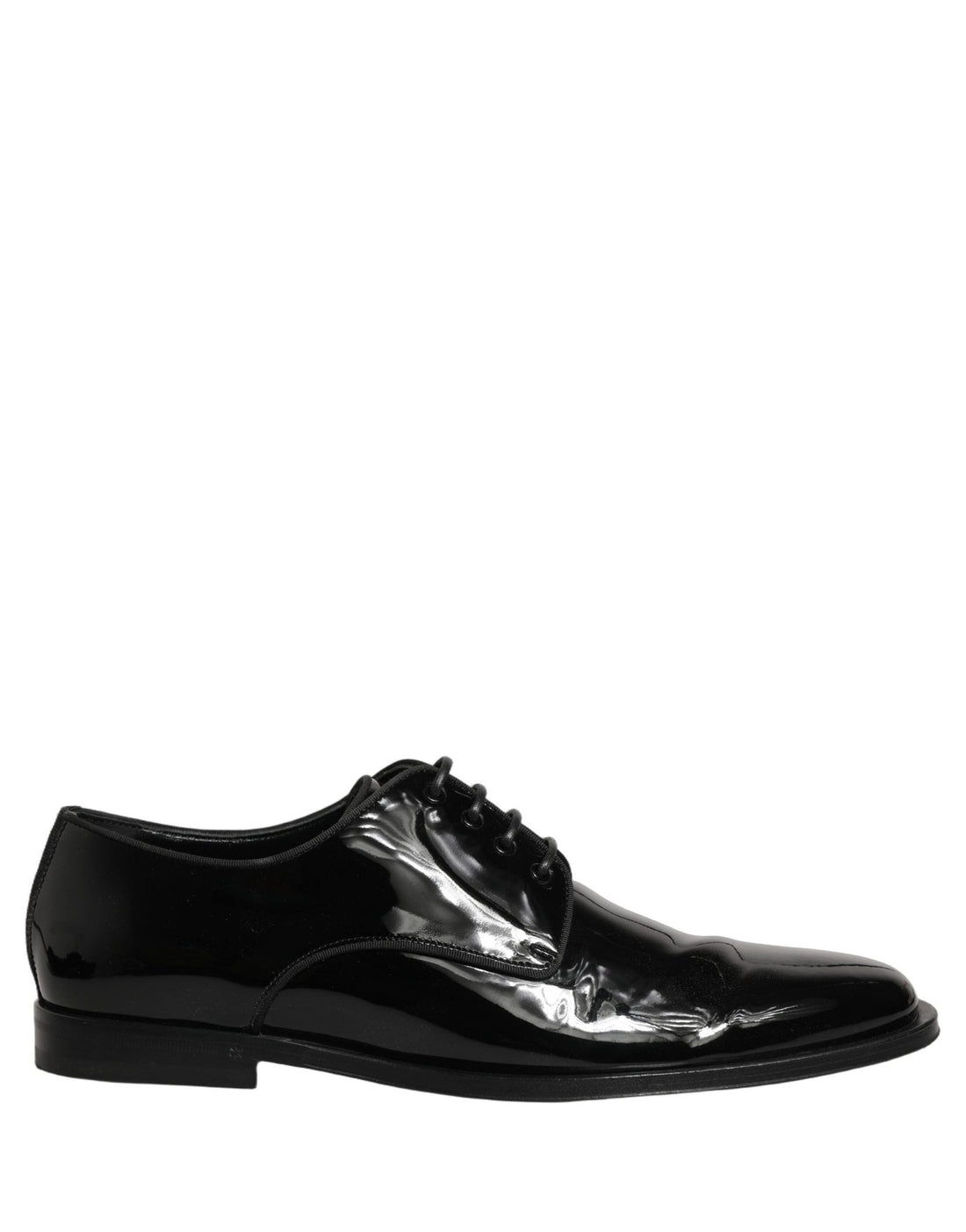 Dolce & Gabbana Black Leather Men Derby Dress Men Formal Shoes - RIMODA