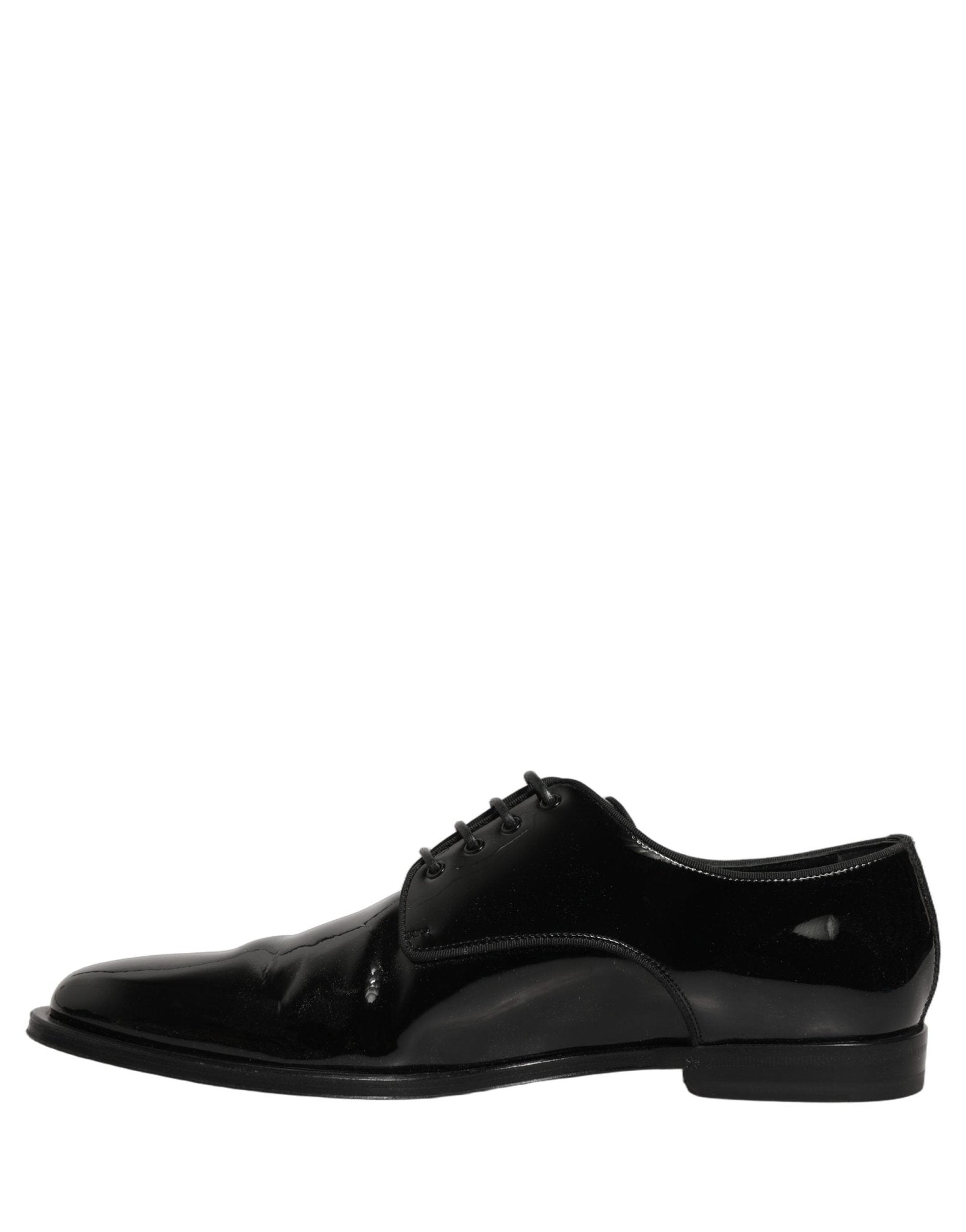Dolce & Gabbana Black Leather Men Derby Dress Men Formal Shoes - RIMODA