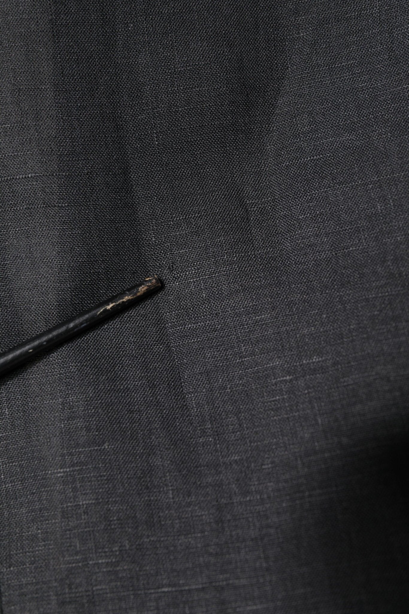 Dolce & Gabbana Black Linen Single Breasted Men Coat Blazer - RIMODA