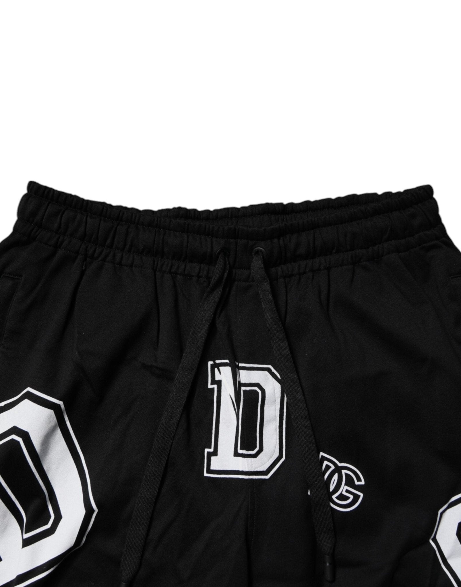 Dolce & Gabbana Black Logo Cotton Bermuda Sweatshorts Shorts - RIMODA