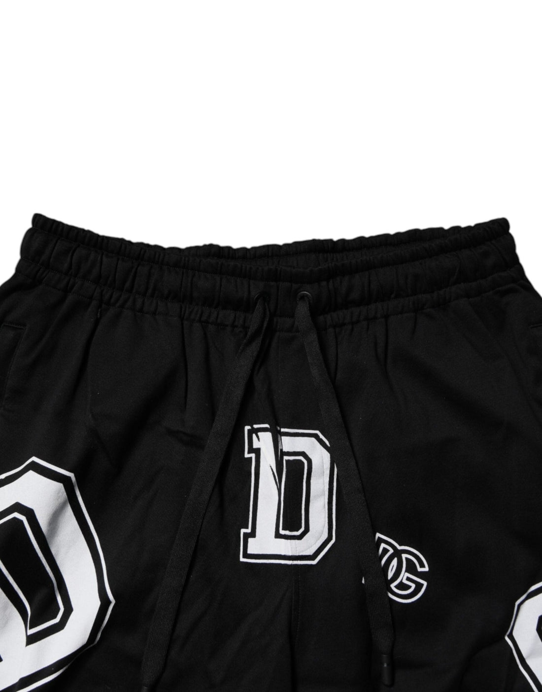 Dolce & Gabbana Black Logo Cotton Bermuda Sweatshorts Shorts - RIMODA