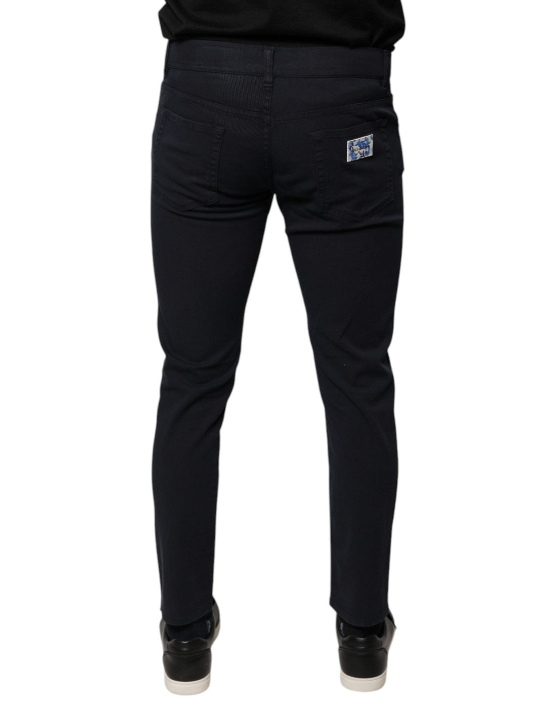 Dolce & Gabbana Black Logo Cotton Stretch Skinny Denim Jeans - RIMODA