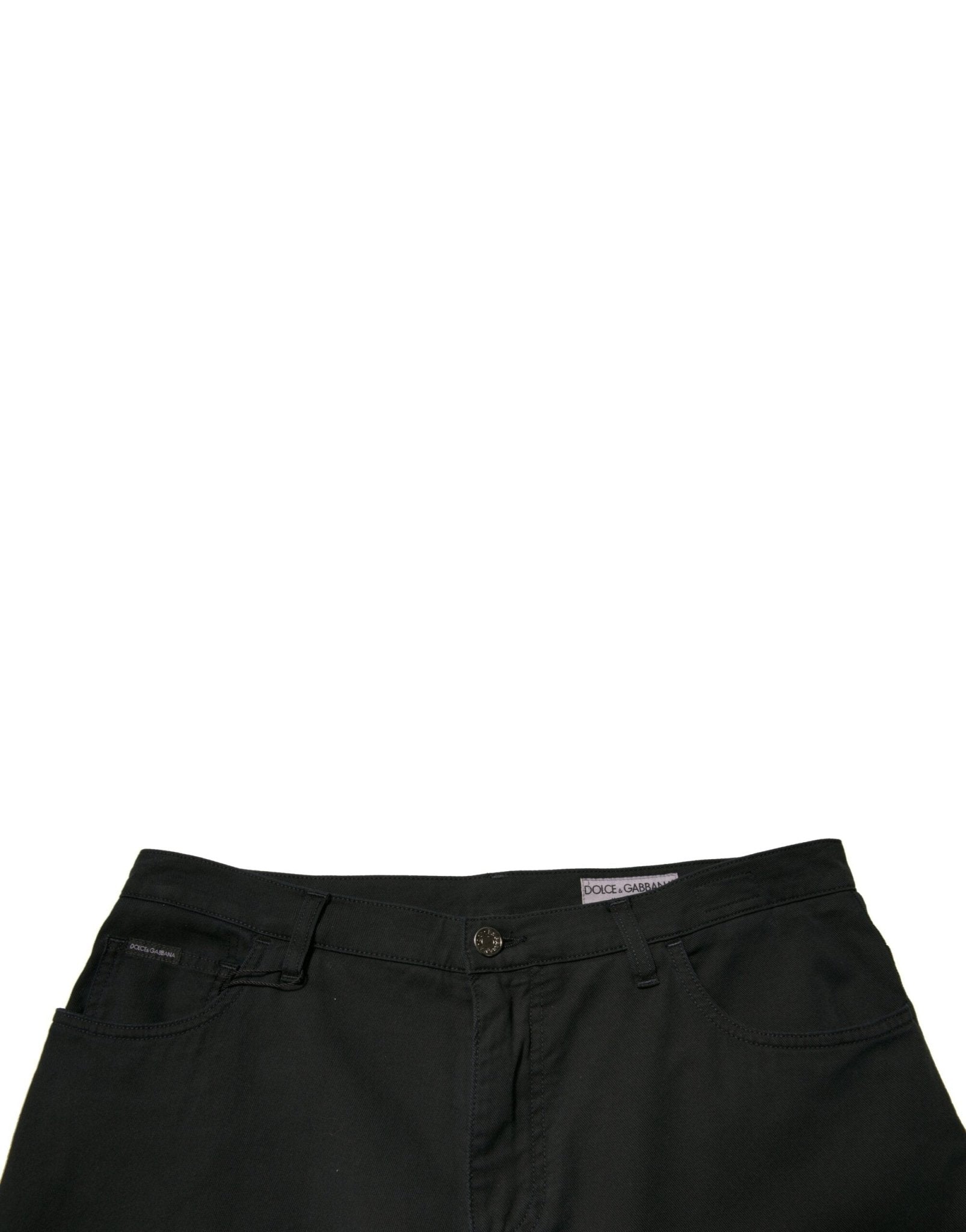 Dolce & Gabbana Black Logo Cotton Stretch Skinny Denim Jeans - RIMODA