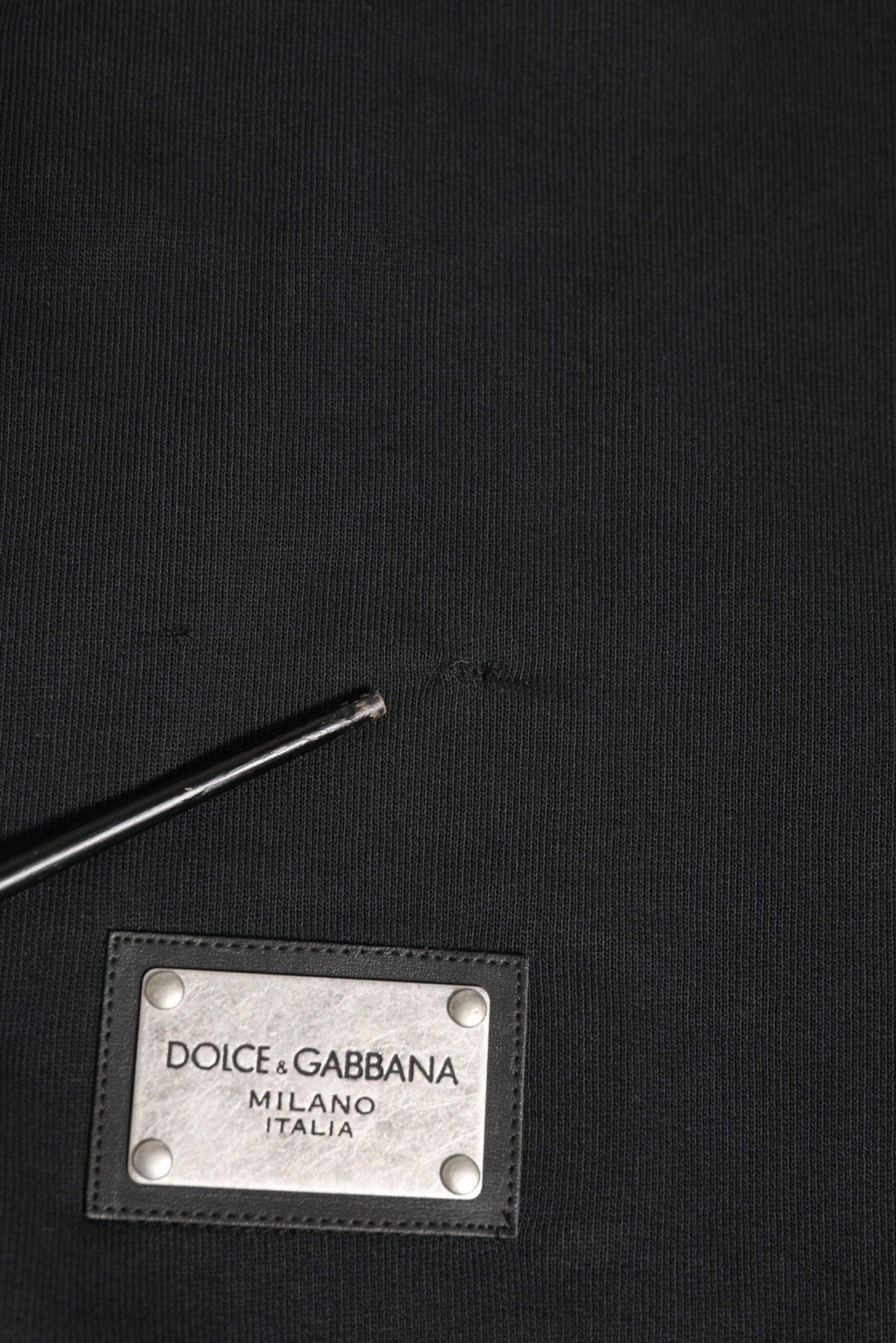 Dolce & Gabbana Black Logo Full Zip Hooded Men Sweatshirt Sweater - RIMODA
