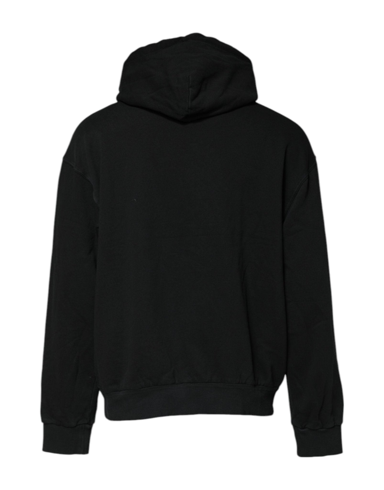 Dolce & Gabbana Black Logo Full Zip Hooded Men Sweatshirt Sweater - RIMODA