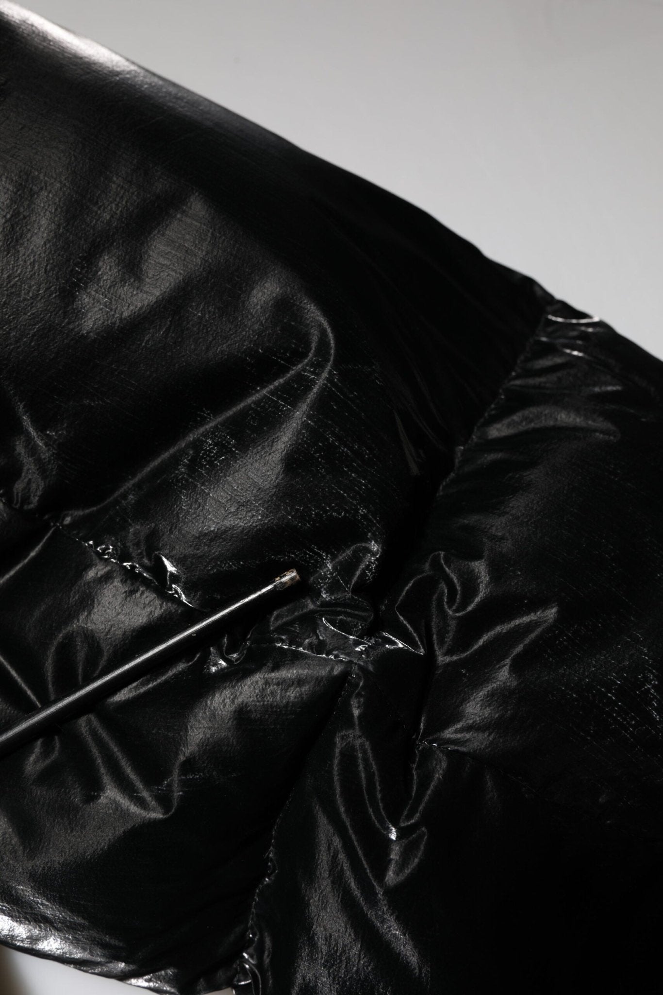 Dolce & Gabbana Black Logo Full Zip Hooded Quilted Jacket - RIMODA