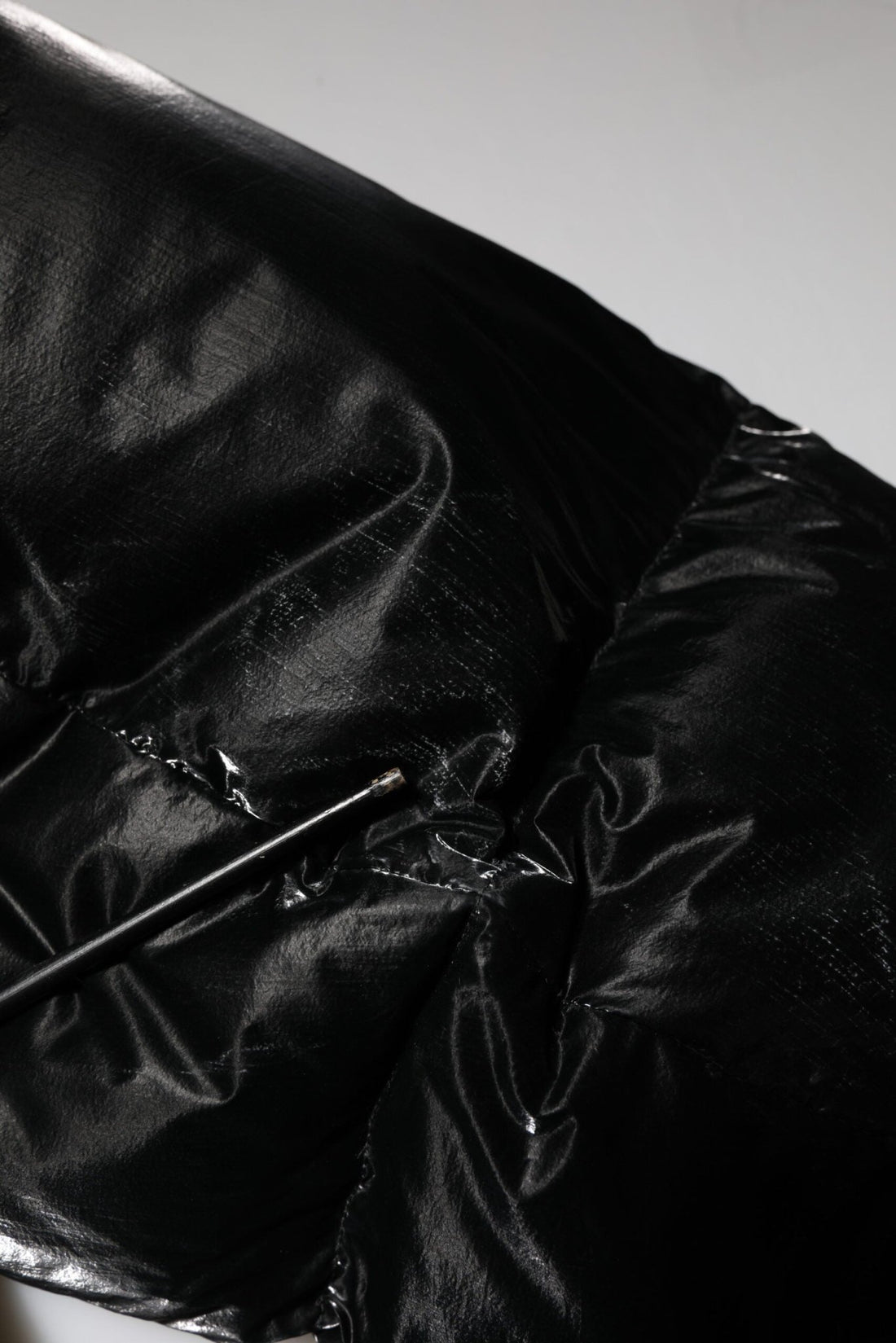 Dolce & Gabbana Black Logo Full Zip Hooded Quilted Jacket - RIMODA