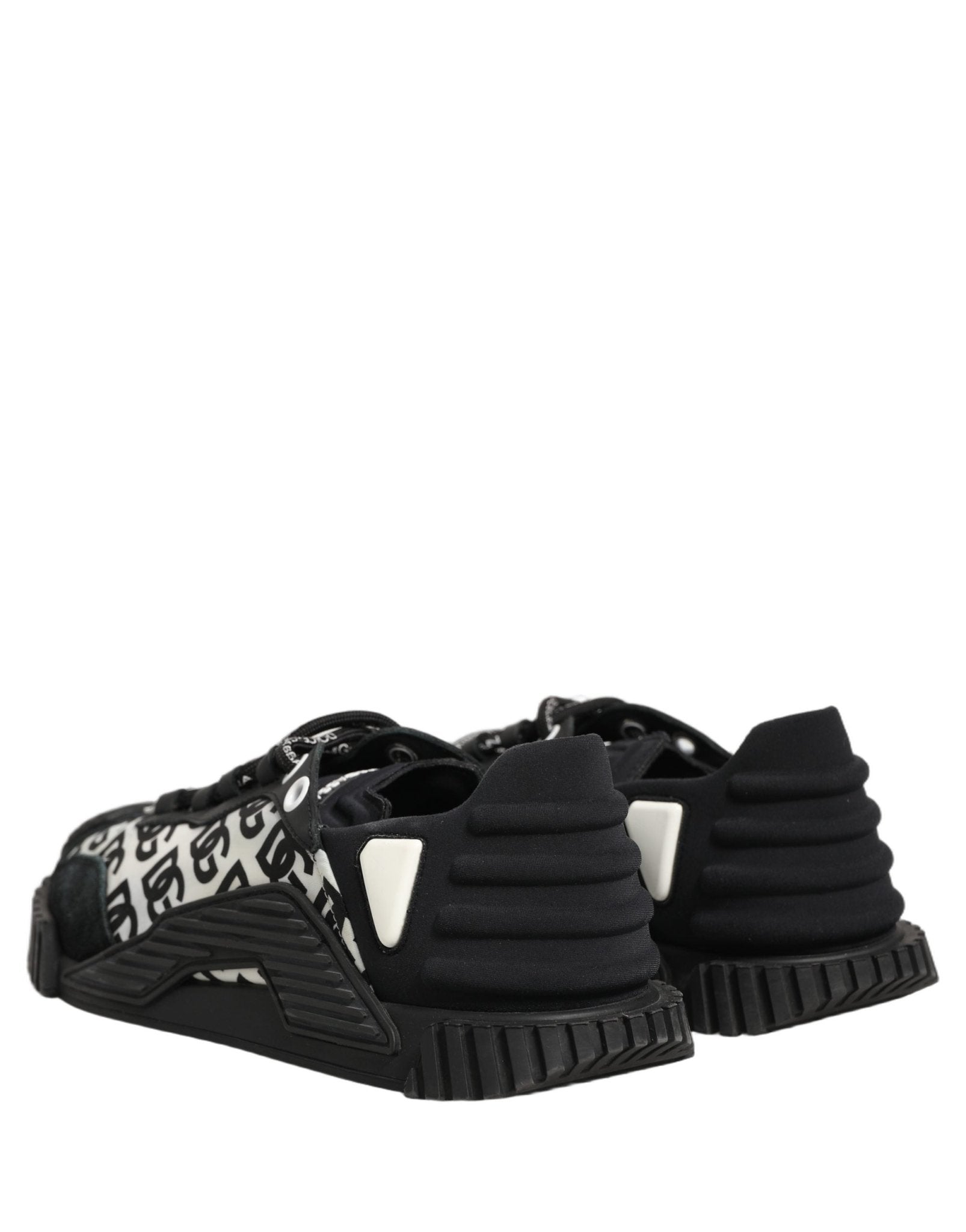Dolce & Gabbana Black Logo Lace Up Low Top NS1 Men Sneakers Shoes - RIMODA