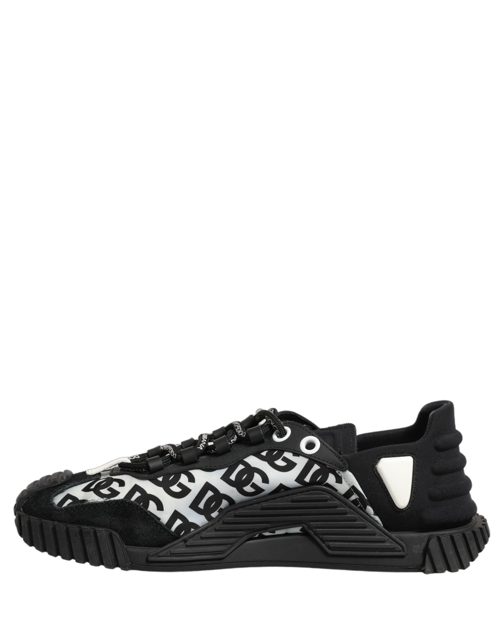 Dolce & Gabbana Black Logo Lace Up Low Top NS1 Men Sneakers Shoes - RIMODA
