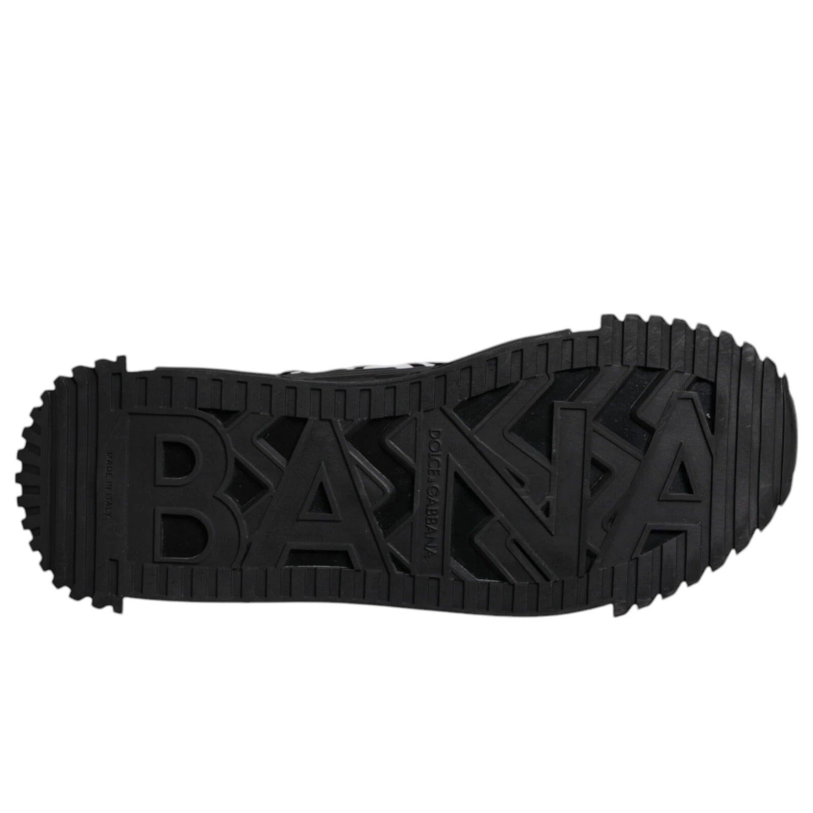 Dolce & Gabbana Black Logo Lace Up Low Top NS1 Sneakers - RIMODA