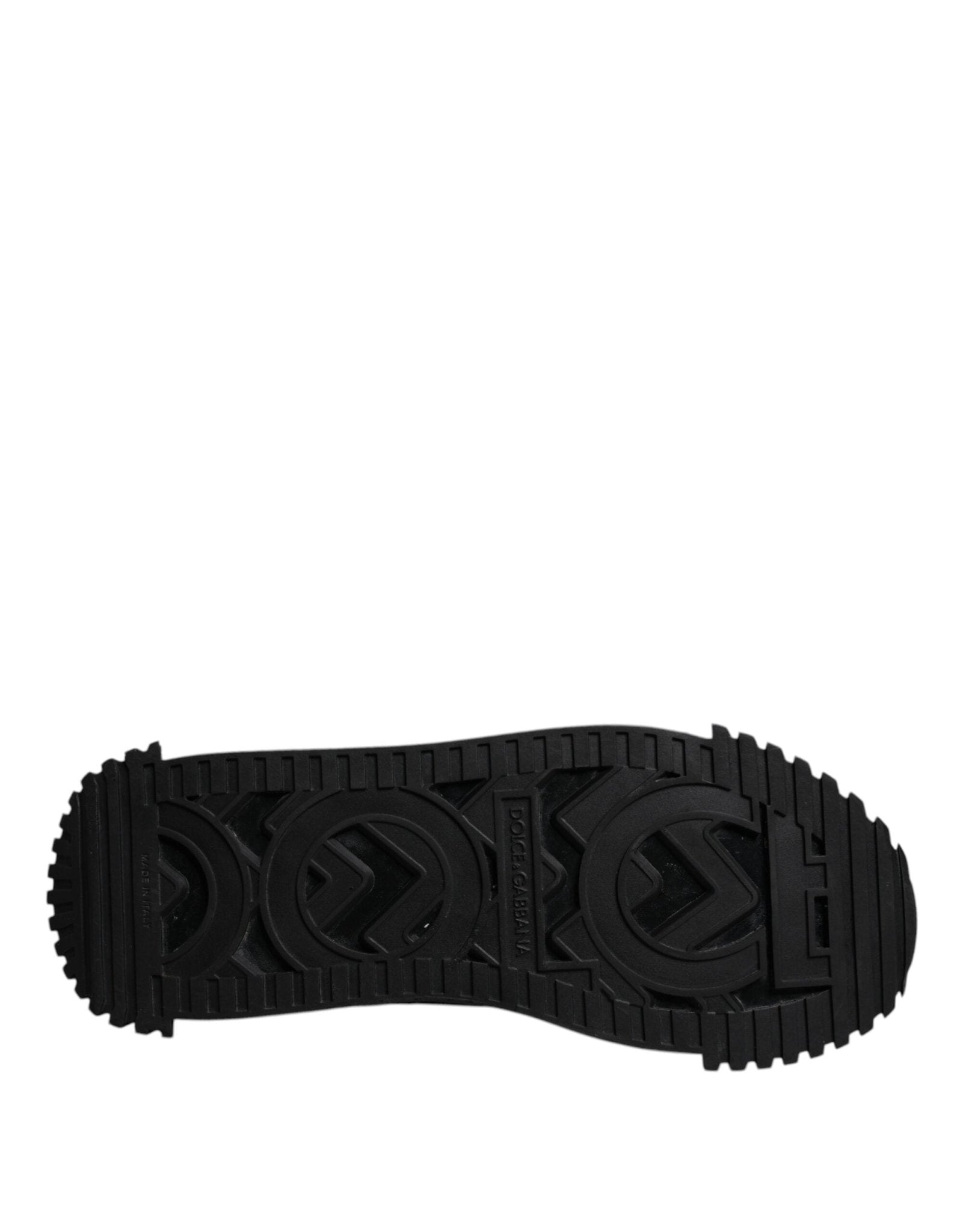 Dolce & Gabbana Black Logo Lace Up Low Top NS1 Sneakers Shoes - RIMODA