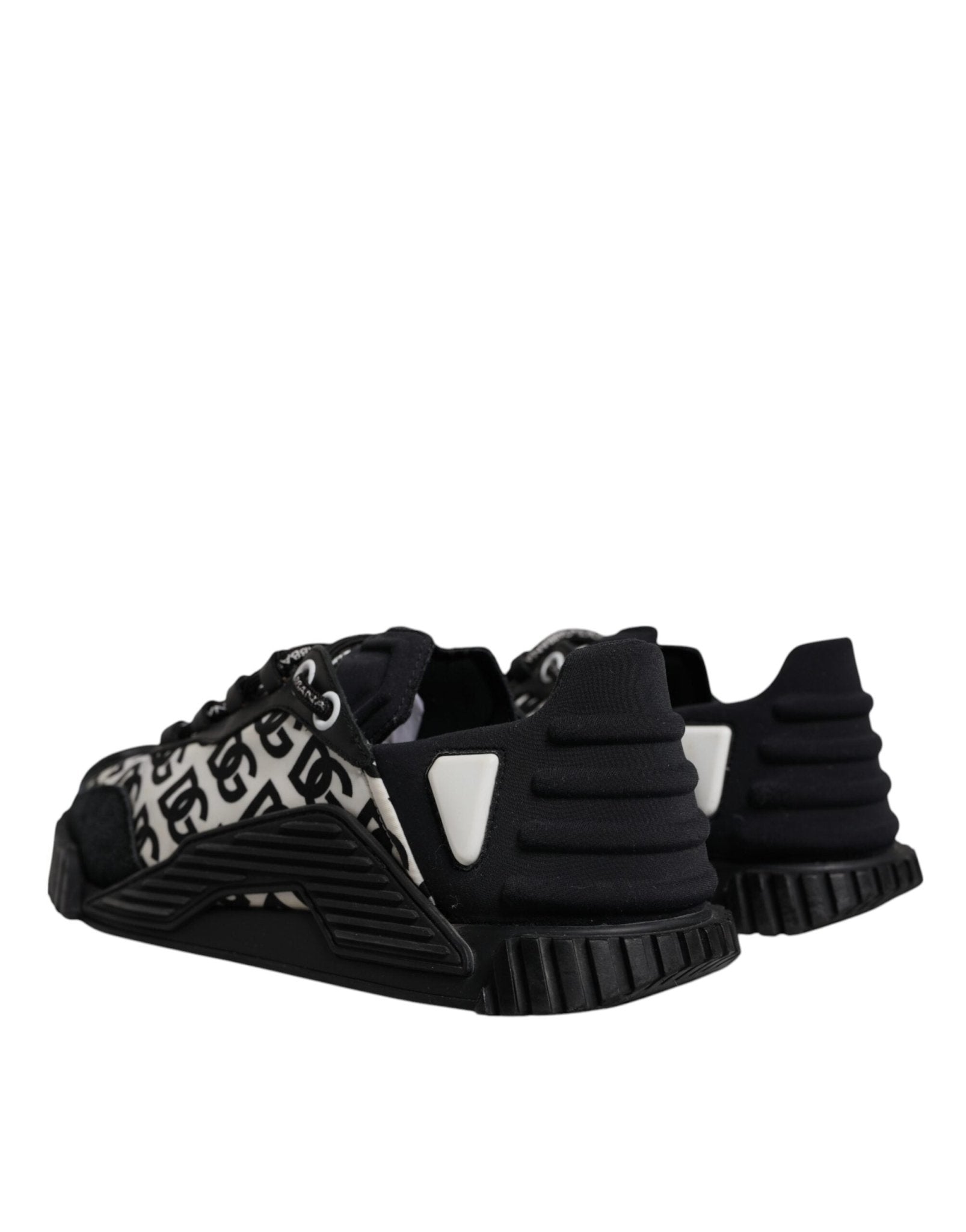 Dolce & Gabbana Black Logo Lace Up Low Top NS1 Sneakers Shoes - RIMODA