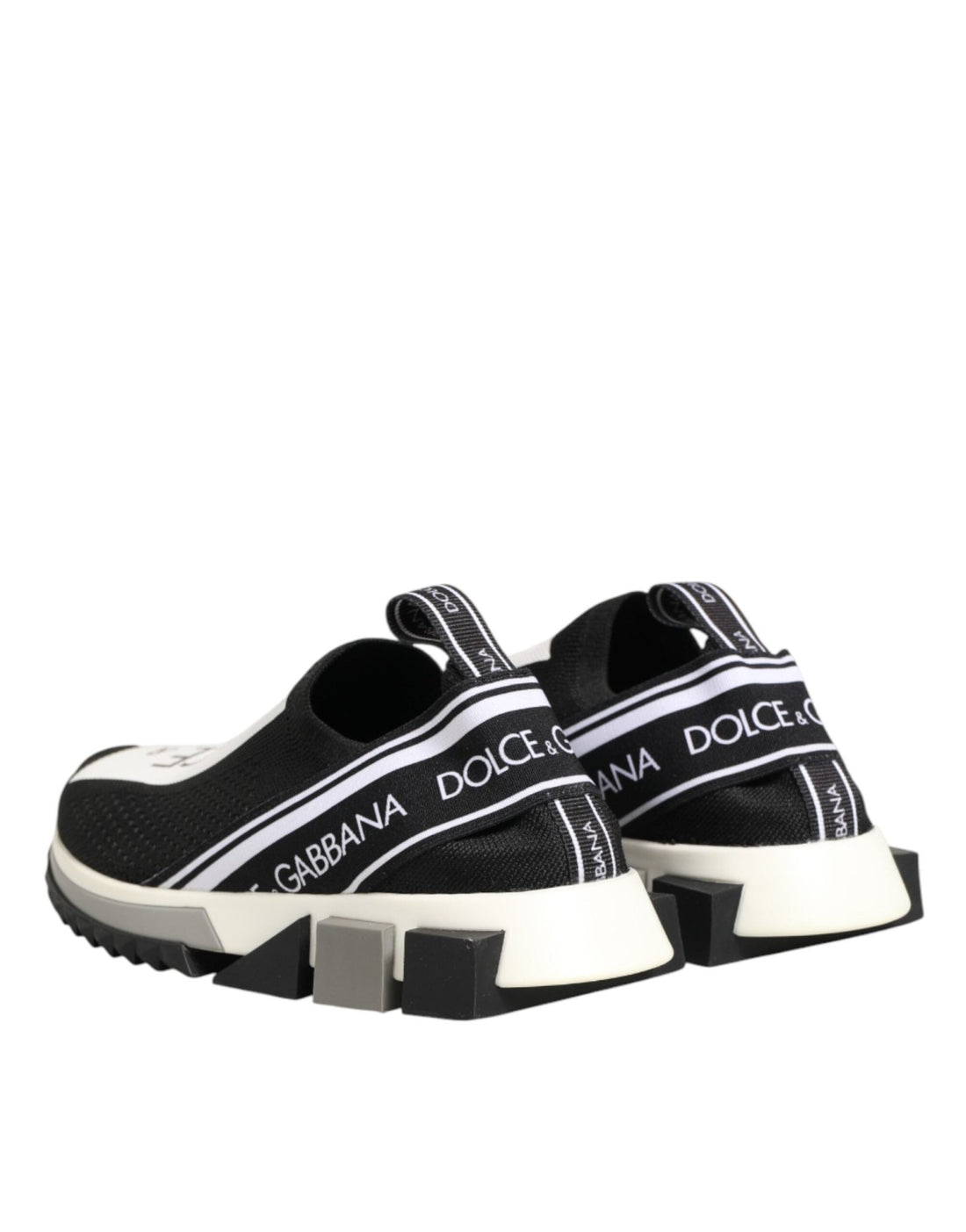 Dolce & Gabbana Black Logo Low Top Sorrento Sneakers Shoes - RIMODA