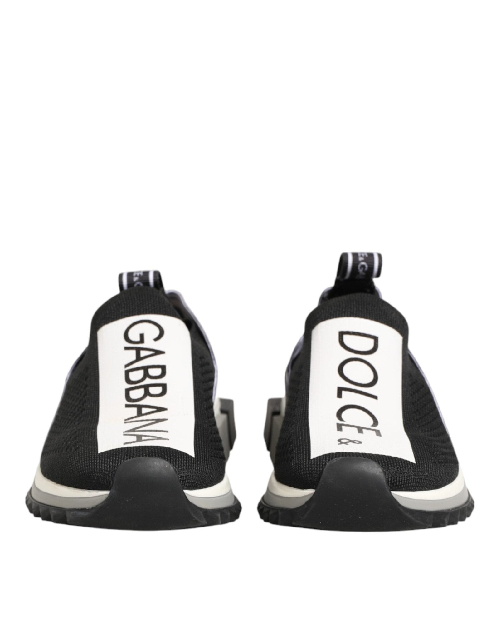 Dolce & Gabbana Black Logo Low Top Sorrento Sneakers Shoes - RIMODA