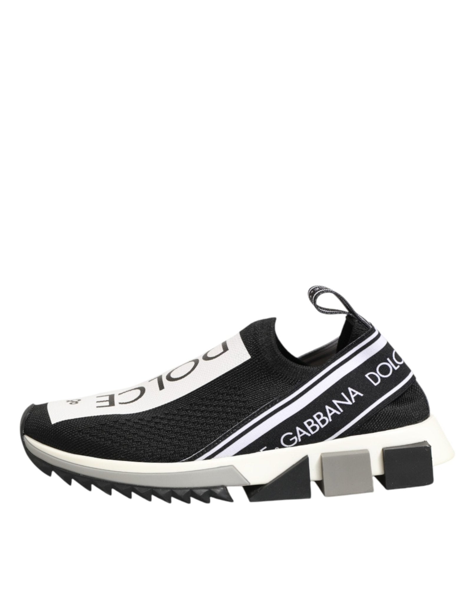 Dolce & Gabbana Black Logo Low Top Sorrento Sneakers Shoes - RIMODA