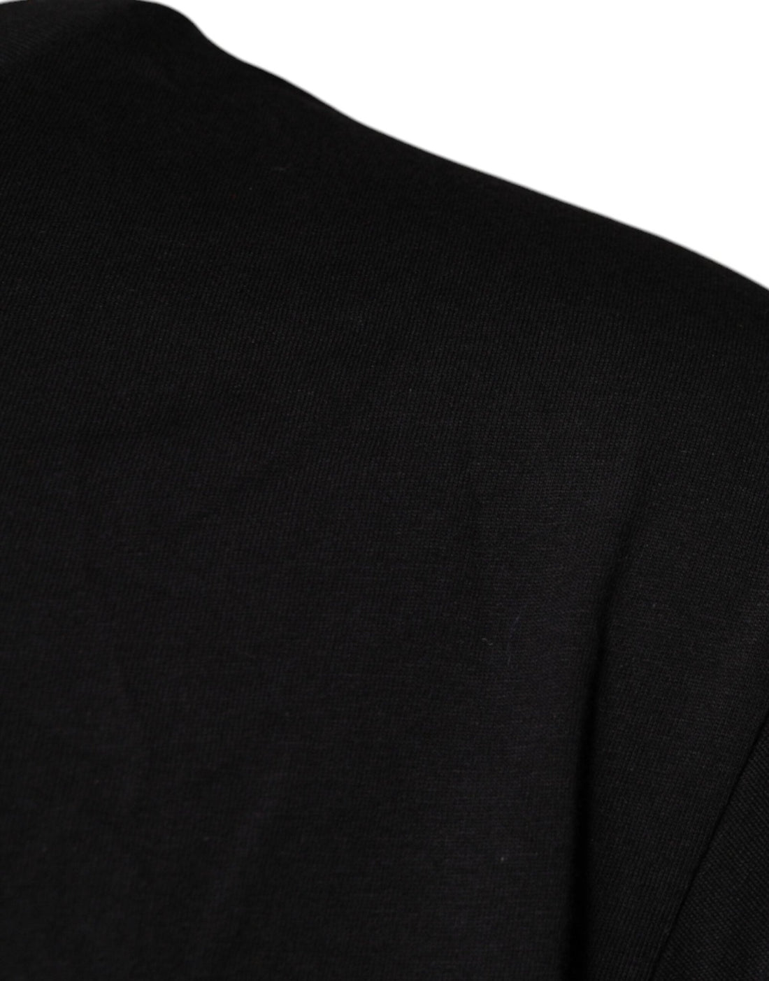 Dolce & Gabbana Black Logo Print Cotton Crew Neck T-shirt - RIMODA