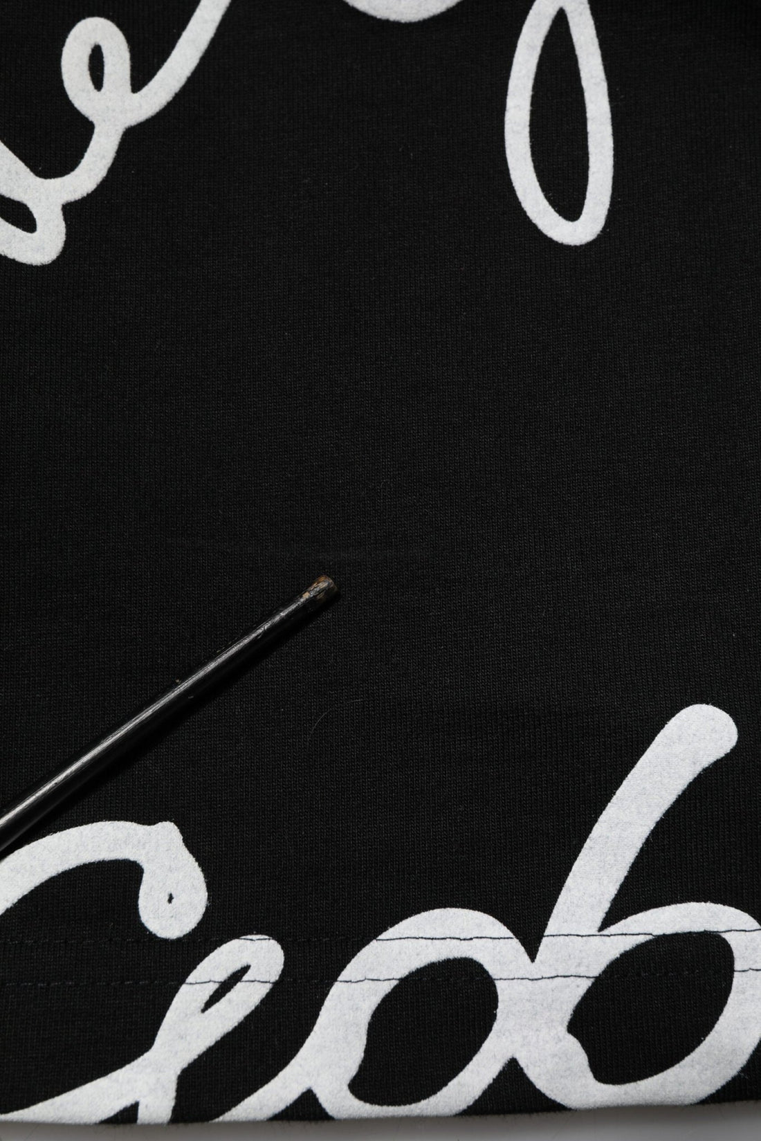 Dolce & Gabbana Black Logo Print Cotton Crew Neck T-shirt - RIMODA