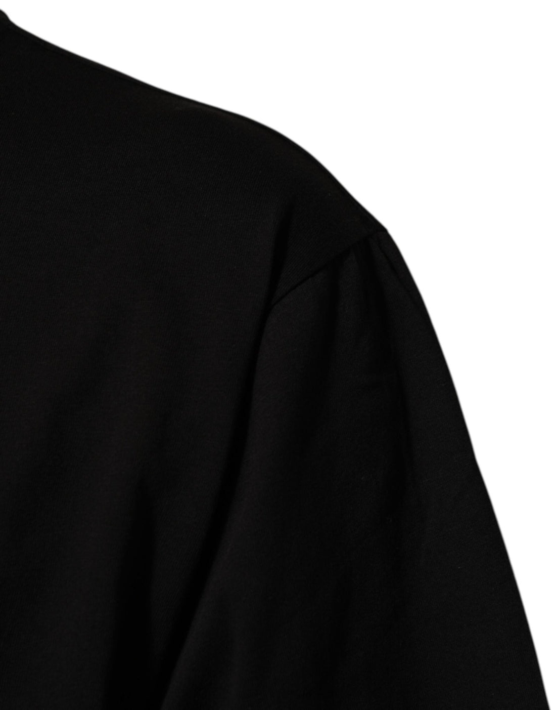 Dolce & Gabbana Black Logo Print Cotton Men Crew Neck T-shirt - RIMODA