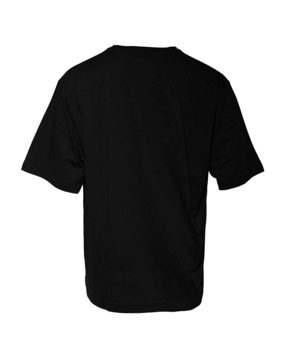 Dolce & Gabbana Black Logo Print Cotton Short Sleeves T-shirt - RIMODA