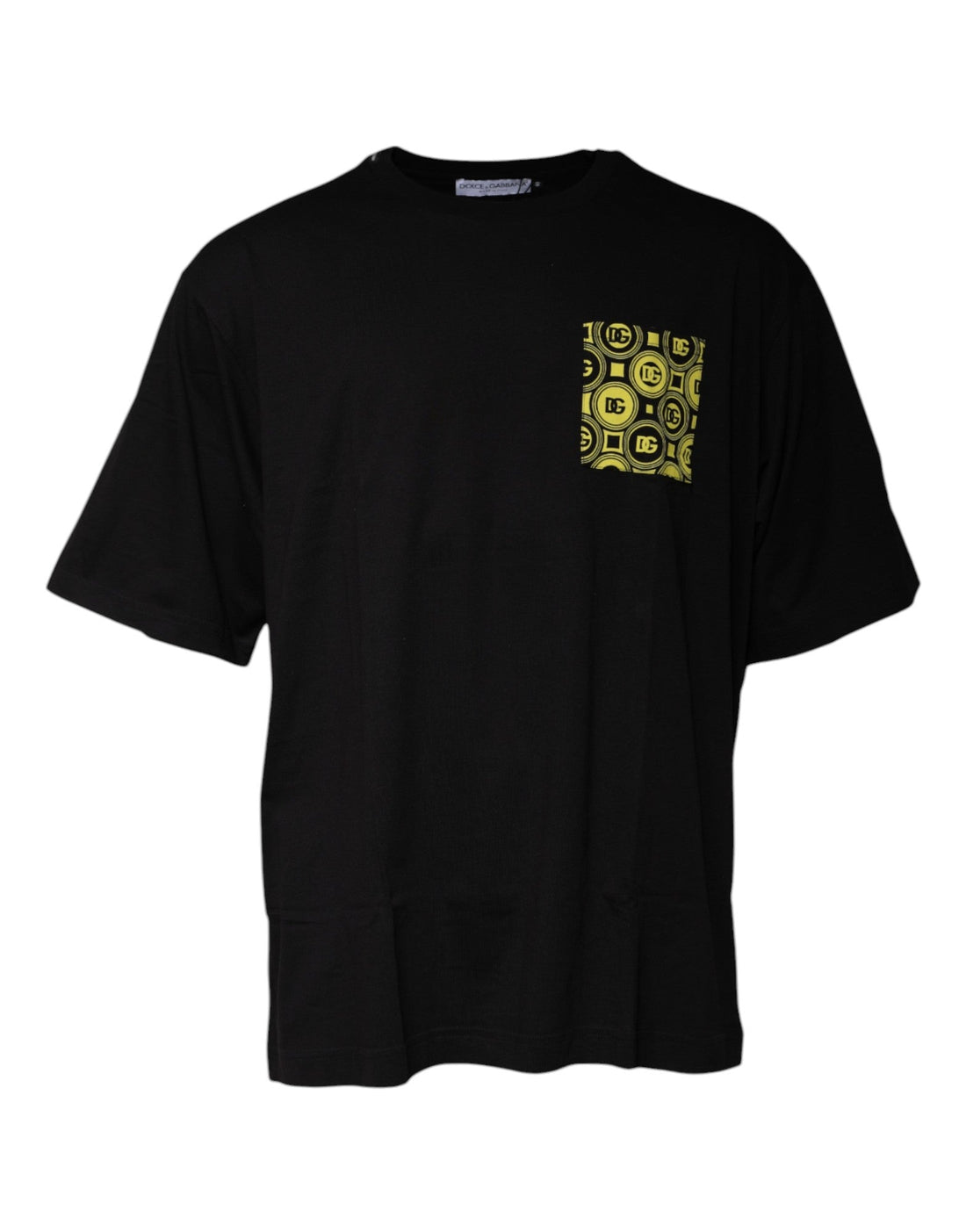 Dolce & Gabbana Black Logo Print Cotton Short Sleeves T-shirt - RIMODA