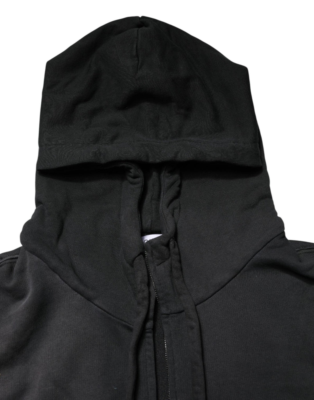 Dolce & Gabbana Black Logo Zipped Hooded Sweatshirt Sweater - RIMODA