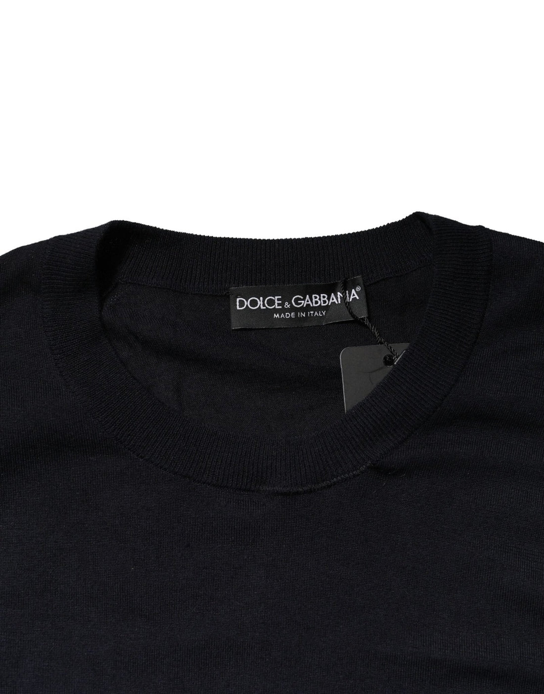 Dolce & Gabbana Black Long Sleeve CrewNeck Pullover Sweater - RIMODA
