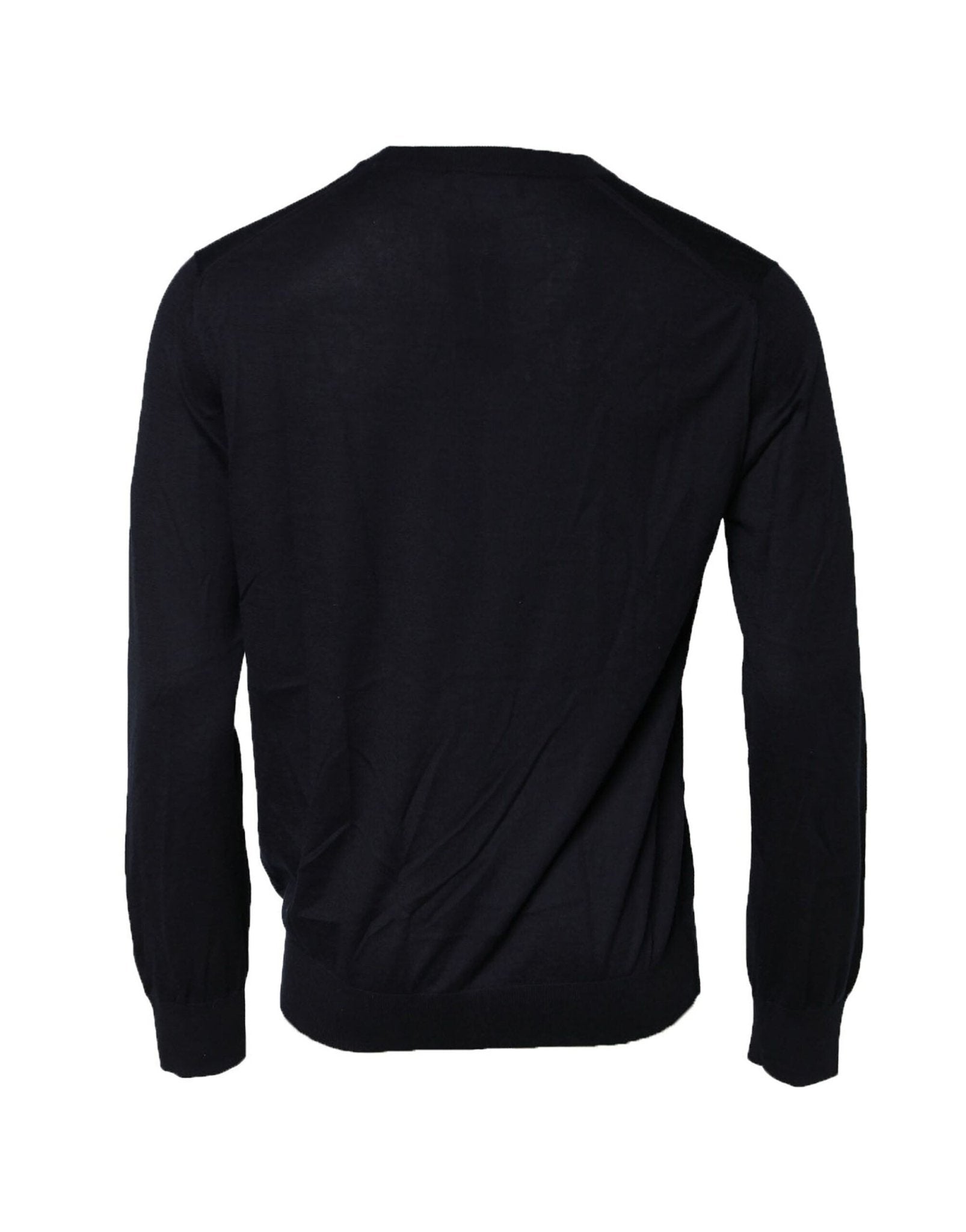 Dolce & Gabbana Black Long Sleeve CrewNeck Pullover Sweater - RIMODA