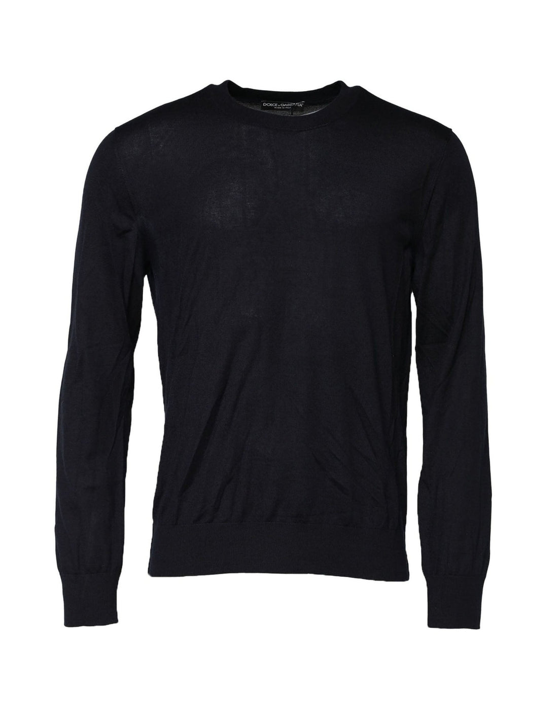 Dolce & Gabbana Black Long Sleeve CrewNeck Pullover Sweater - RIMODA
