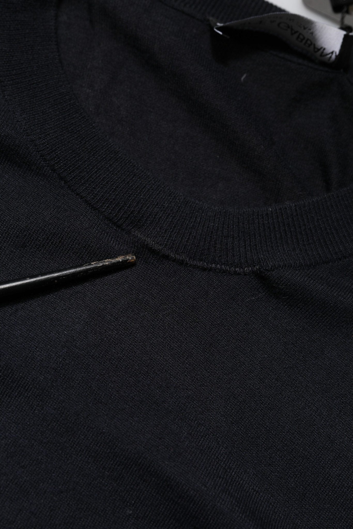 Dolce & Gabbana Black Long Sleeve CrewNeck Pullover Sweater - RIMODA