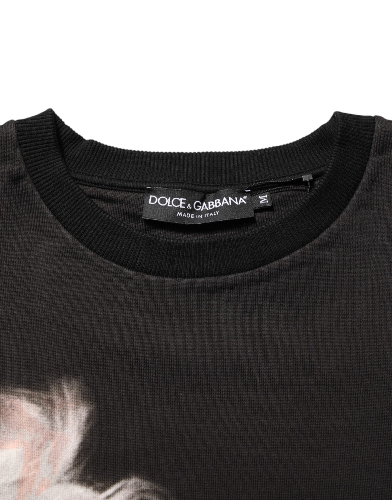 Dolce & Gabbana Black Marilyn Monroe Cotton Crew Neck T-shirt - RIMODA