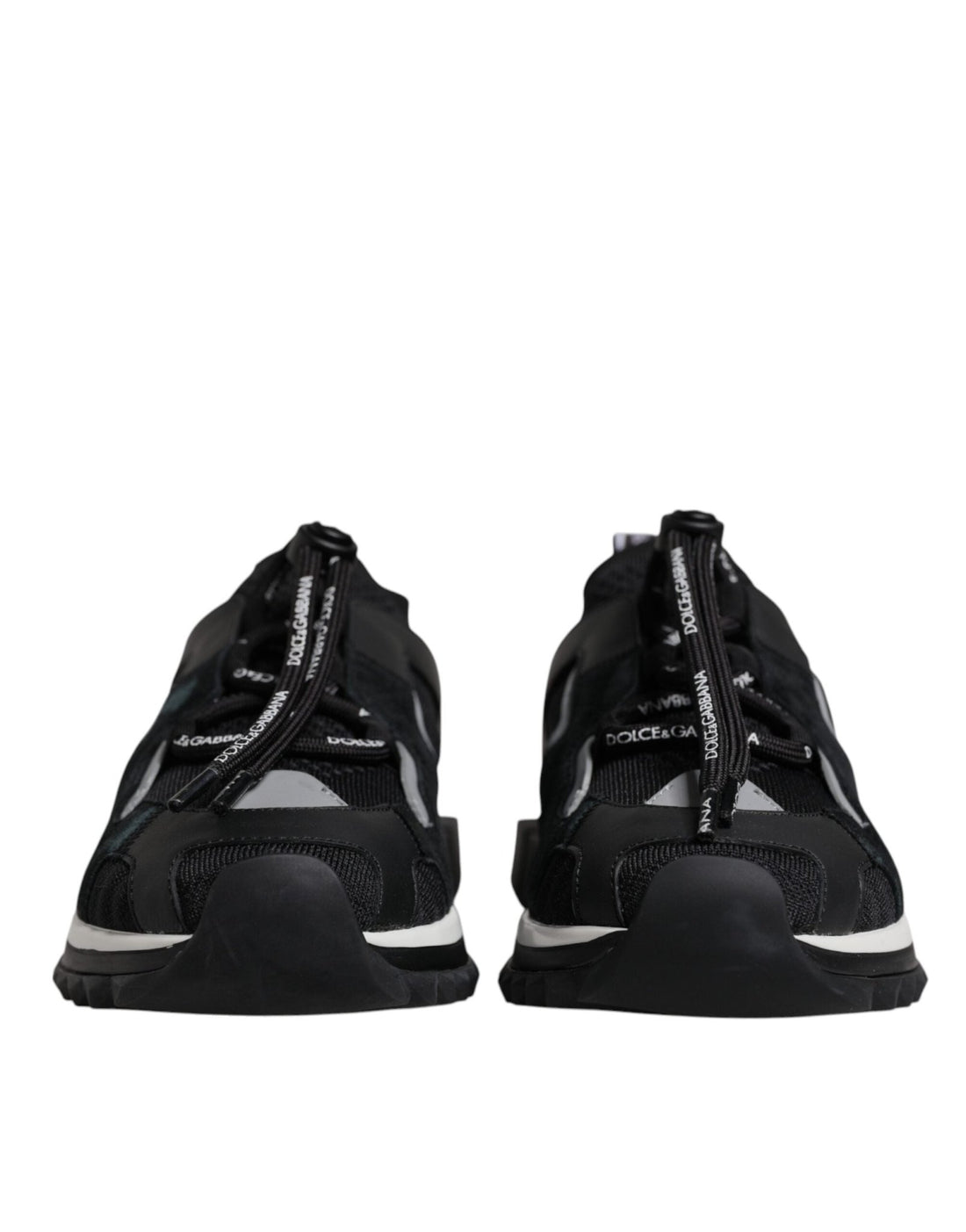 Dolce & Gabbana Black Mesh Sorrento Trekking Sneakers Shoes - RIMODA
