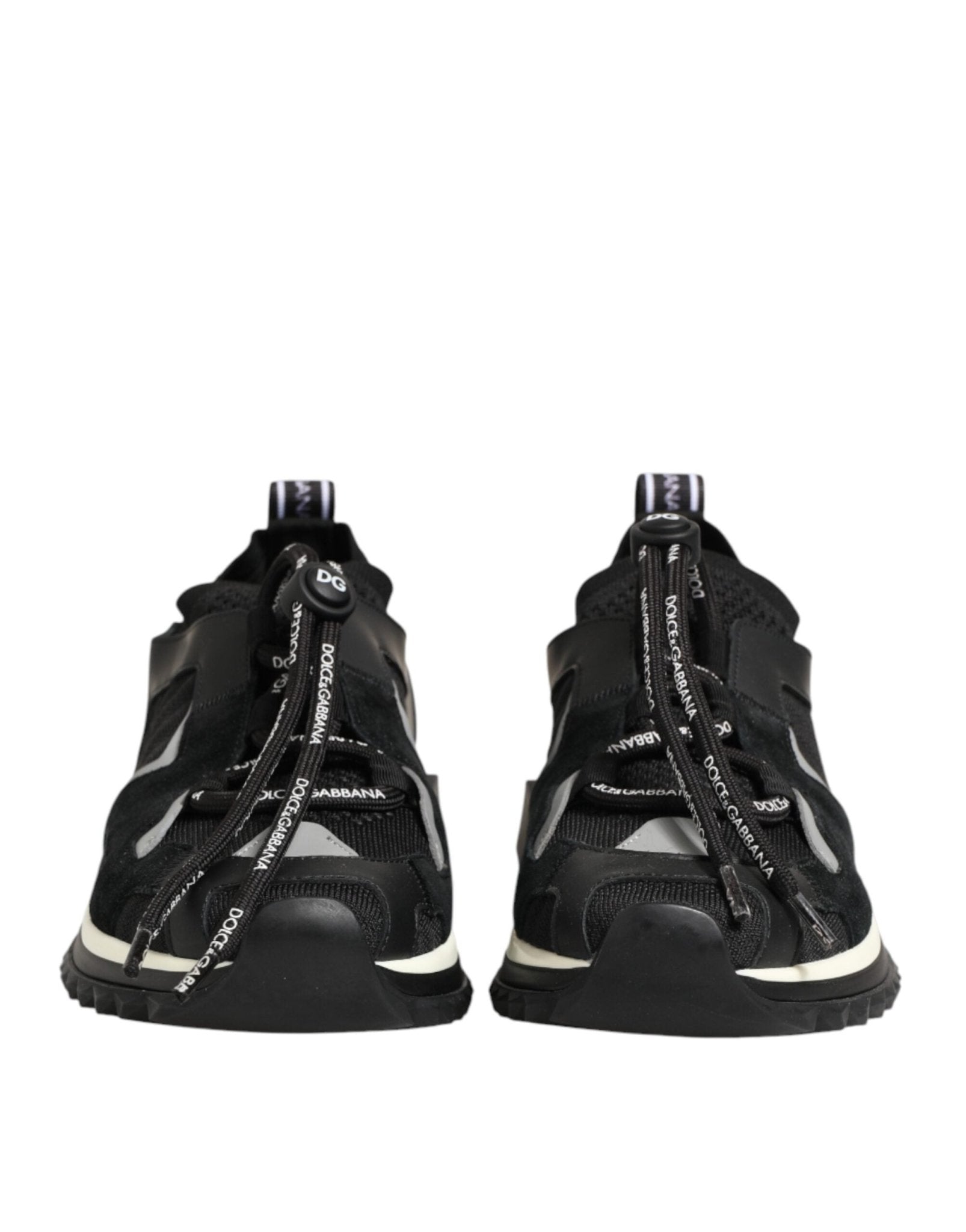 Dolce & Gabbana Black Mesh Sorrento Trekking Sneakers Shoes - RIMODA