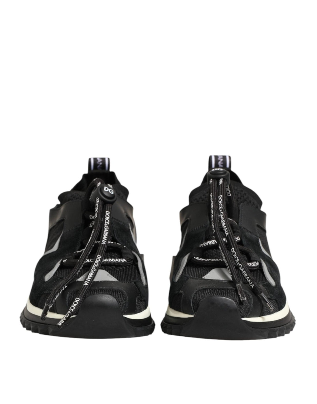 Dolce & Gabbana Black Mesh Sorrento Trekking Sneakers Shoes - RIMODA