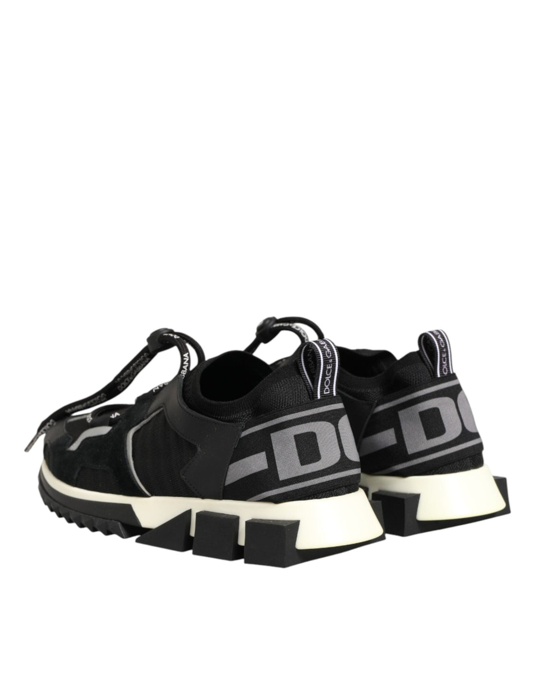 Dolce & Gabbana Black Mesh Sorrento Trekking Sneakers Shoes - RIMODA