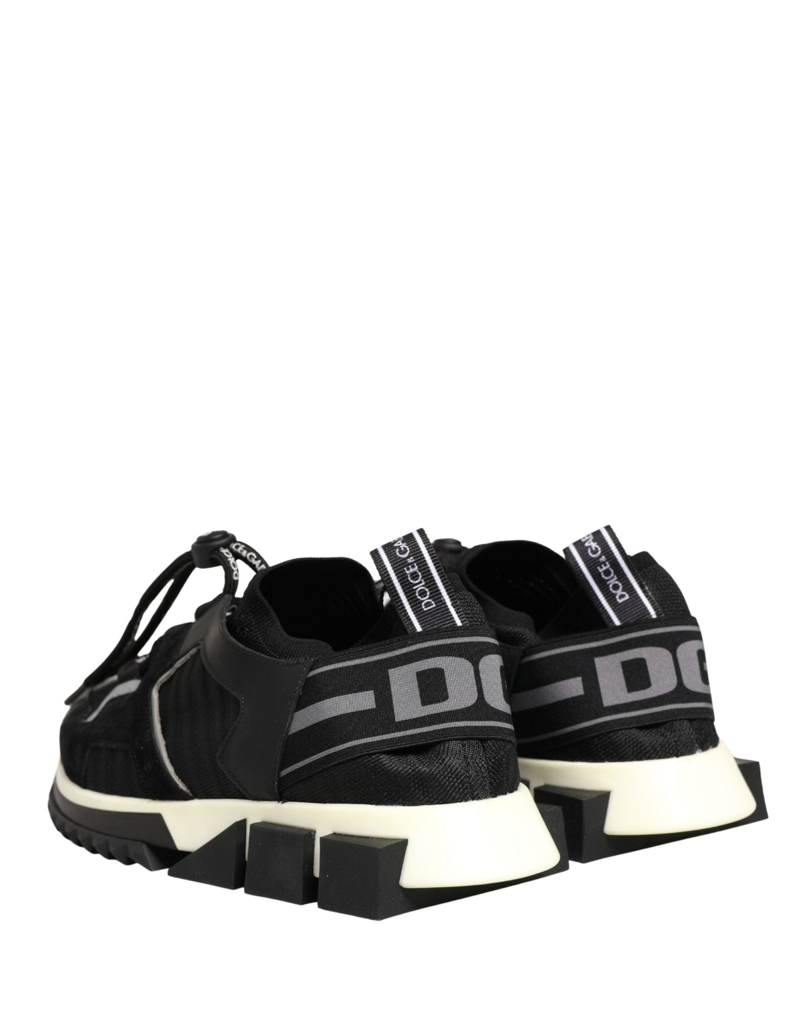 Dolce & Gabbana Black Mesh Sorrento Trekking Sneakers Shoes - RIMODA