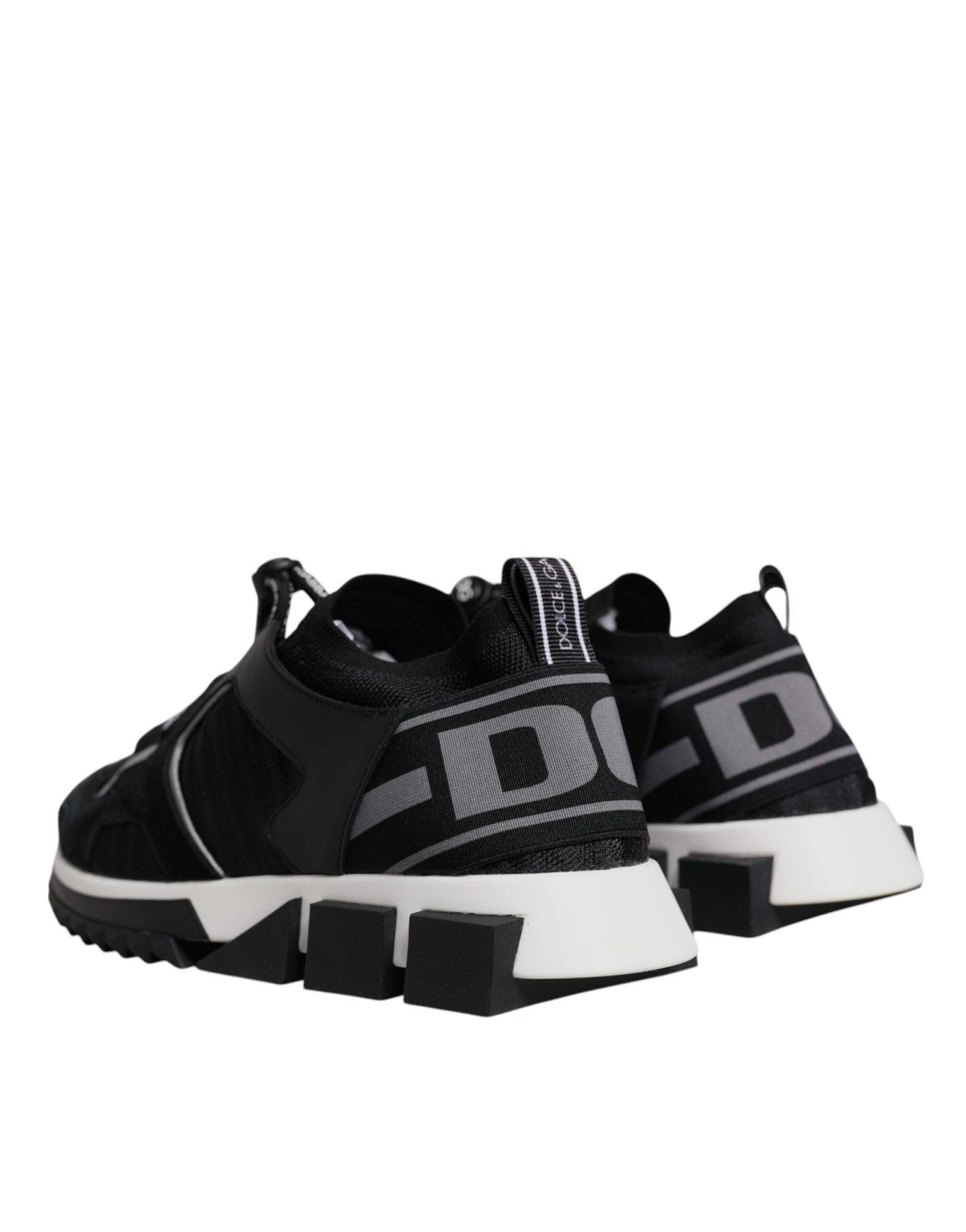 Dolce & Gabbana Black Mesh Sorrento Trekking Sneakers Shoes - RIMODA