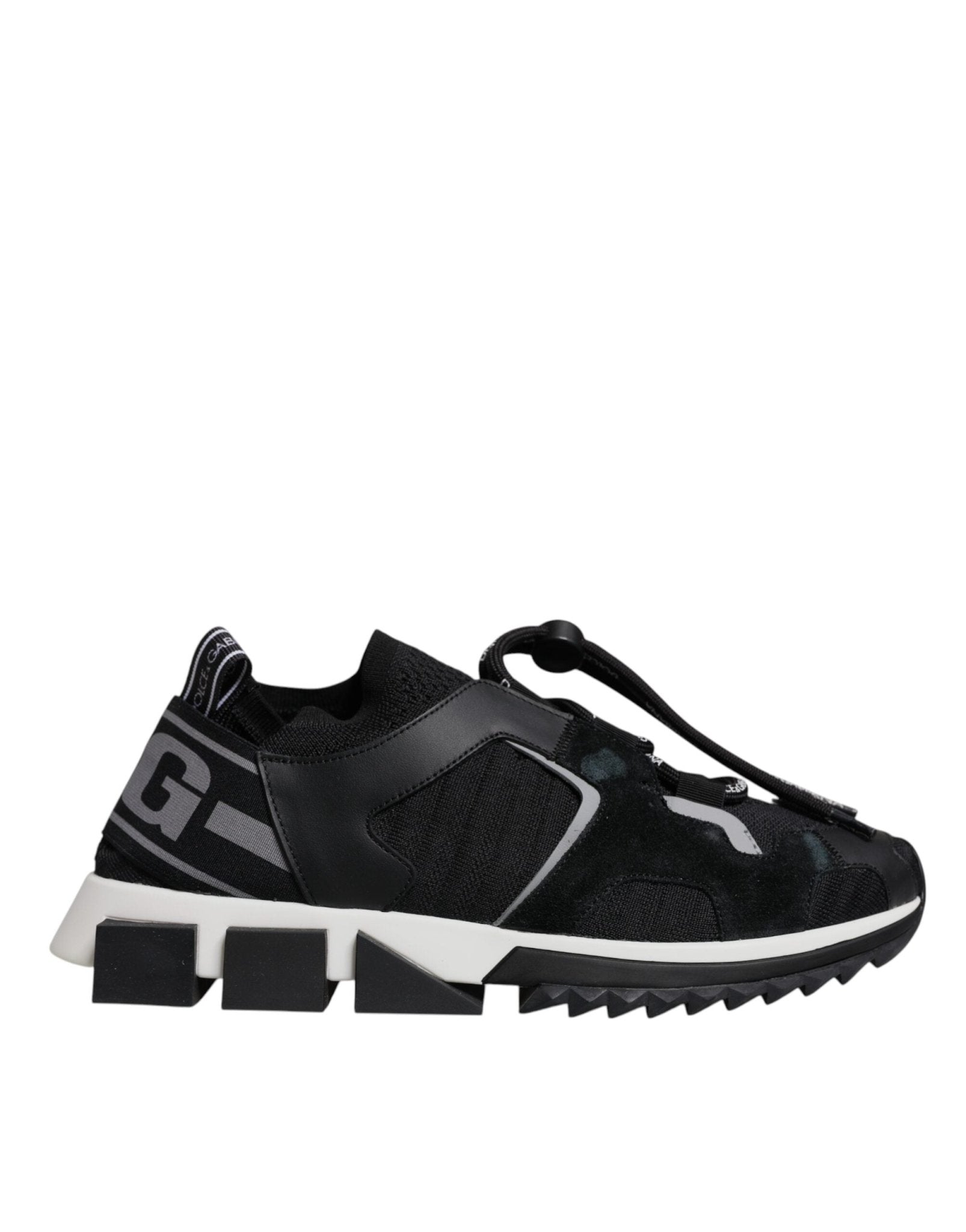 Dolce & Gabbana Black Mesh Sorrento Trekking Sneakers Shoes - RIMODA