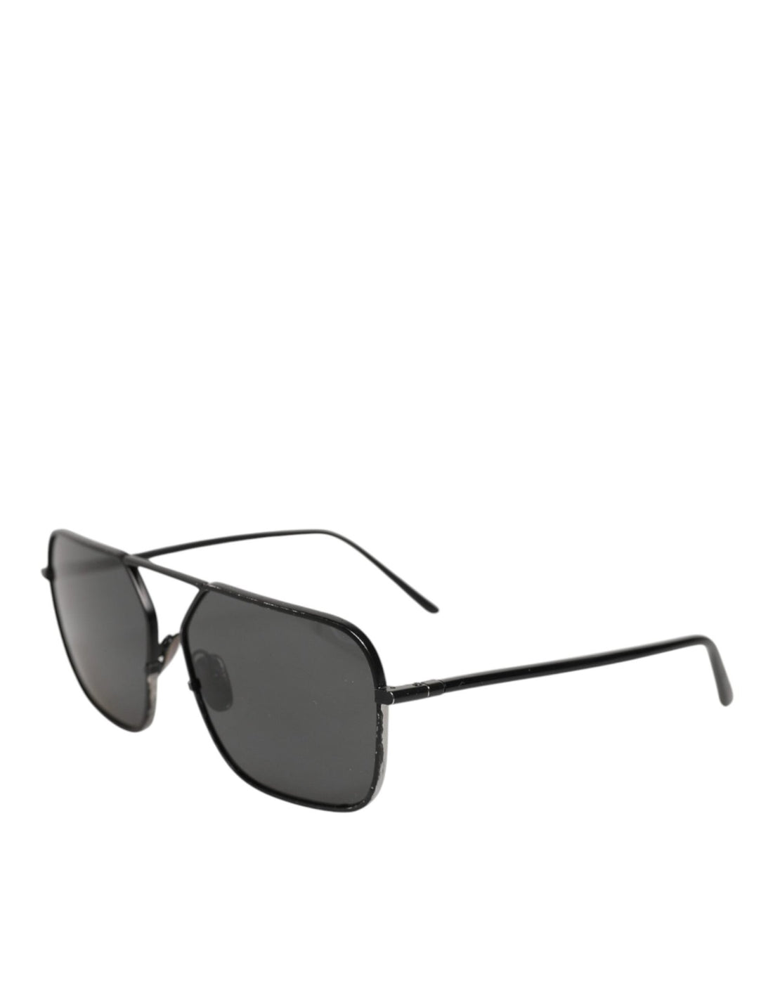 Dolce & Gabbana Black Metal Frame Square Lenses Shades Eyewear Sunglasses - RIMODA