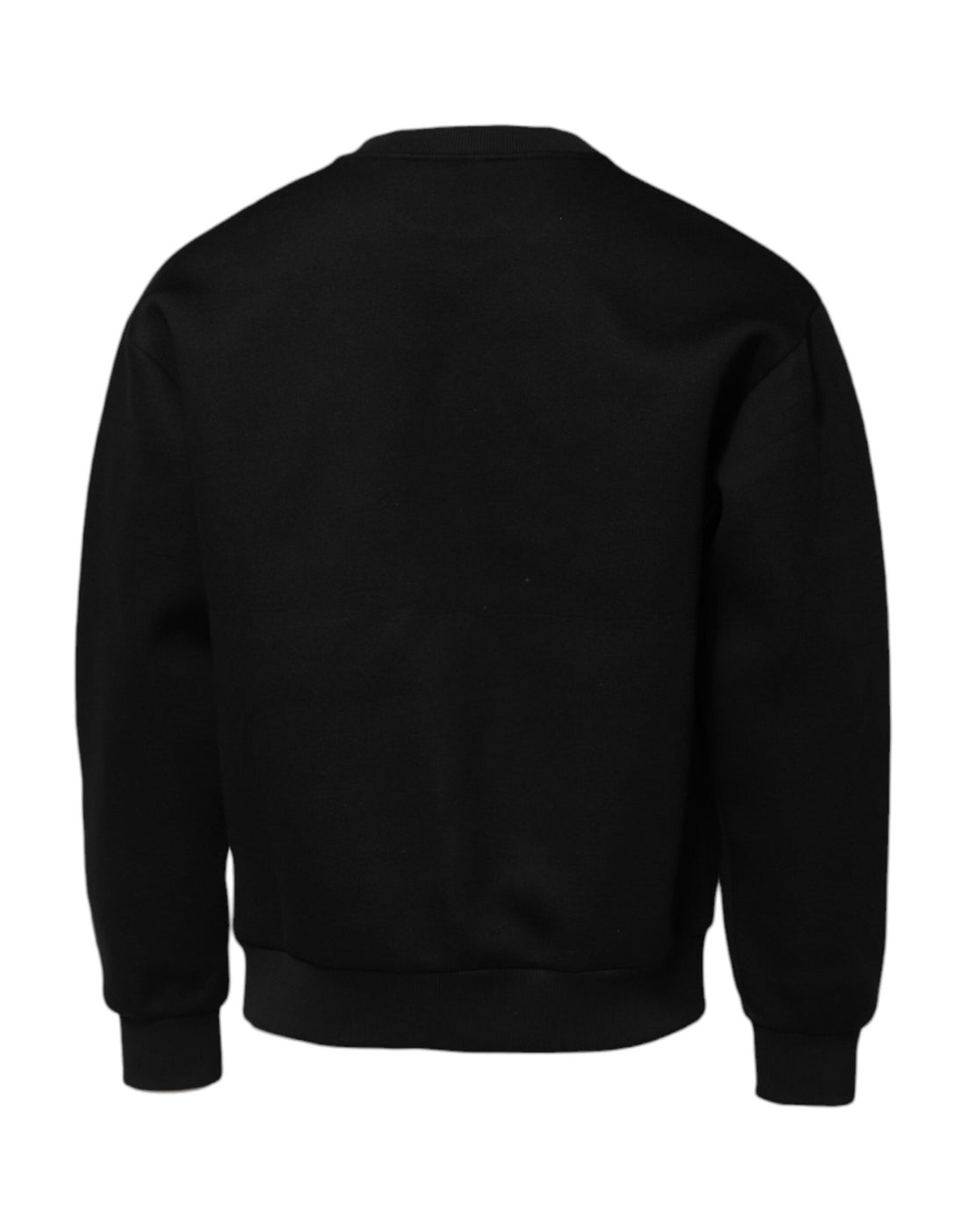 Dolce & Gabbana Black Modal DG Logo Plaque Pullover Sweater - RIMODA