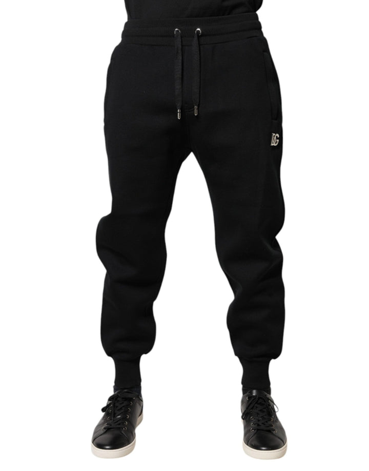 Dolce & Gabbana Black Modal Jogger Jogging Pants - RIMODA