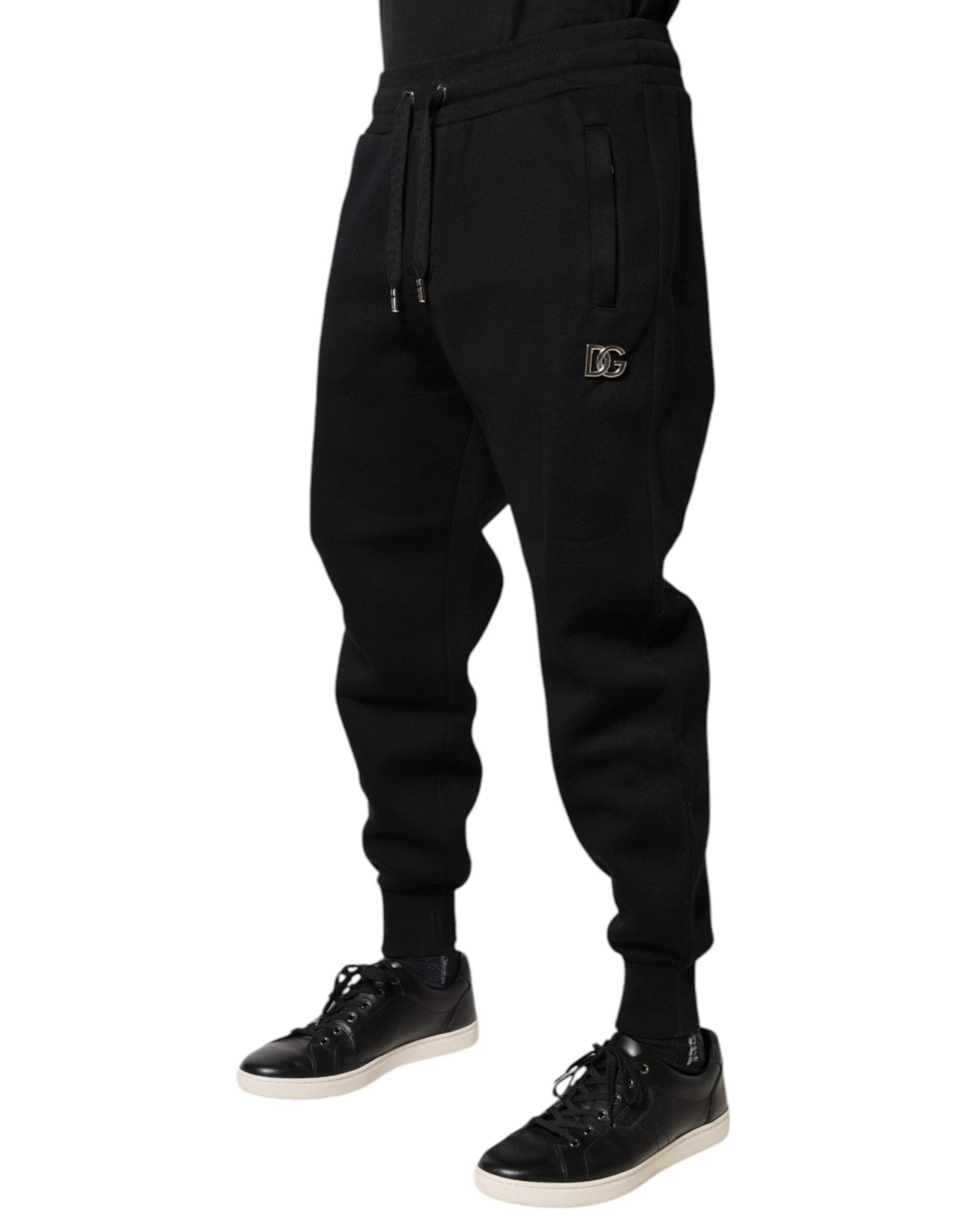 Dolce & Gabbana Black Modal Jogger Jogging Pants - RIMODA