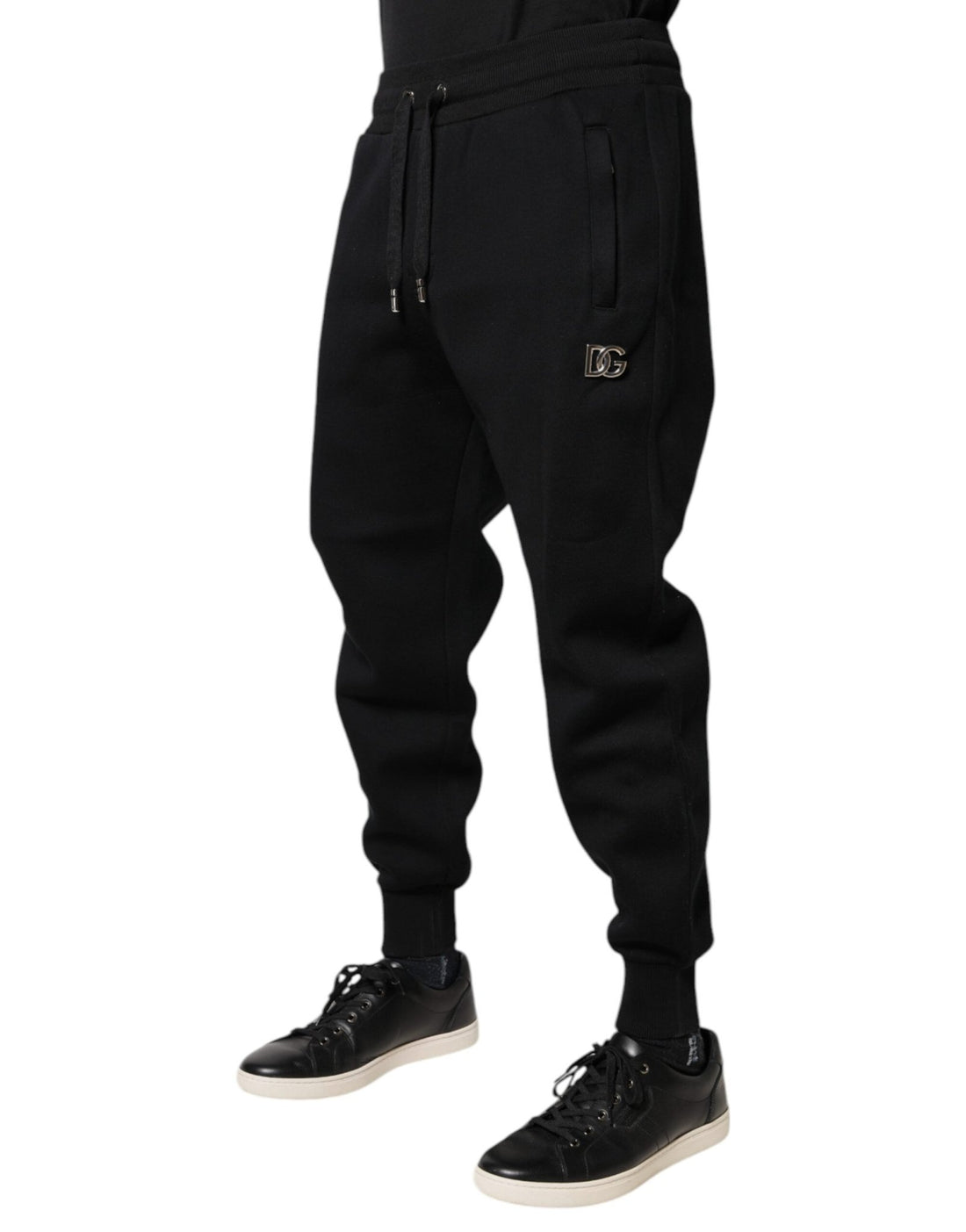 Dolce & Gabbana Black Modal Jogger Jogging Pants - RIMODA