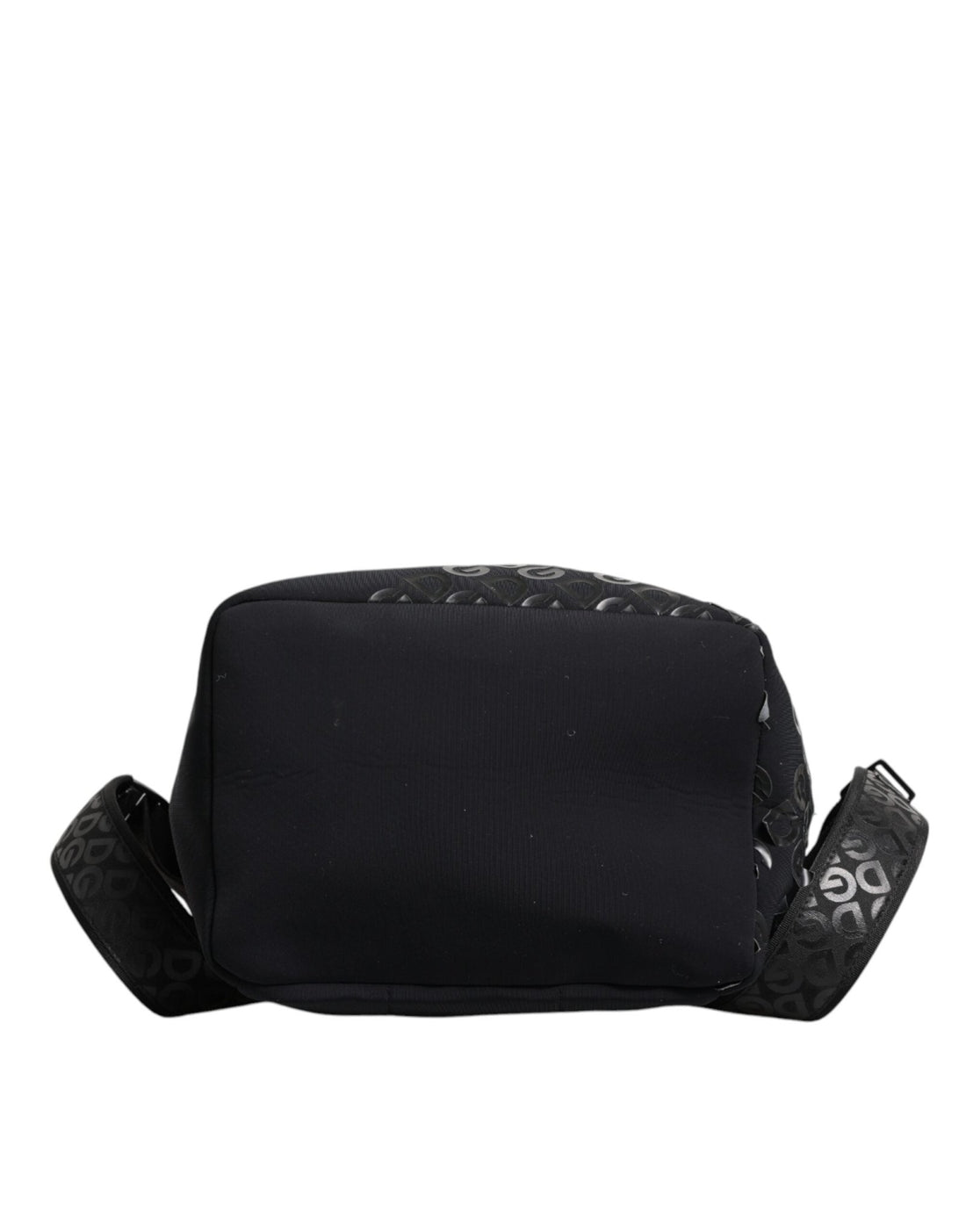 Dolce & Gabbana Black Neoprene Nylon DG Logo School Backpack Bag - RIMODA