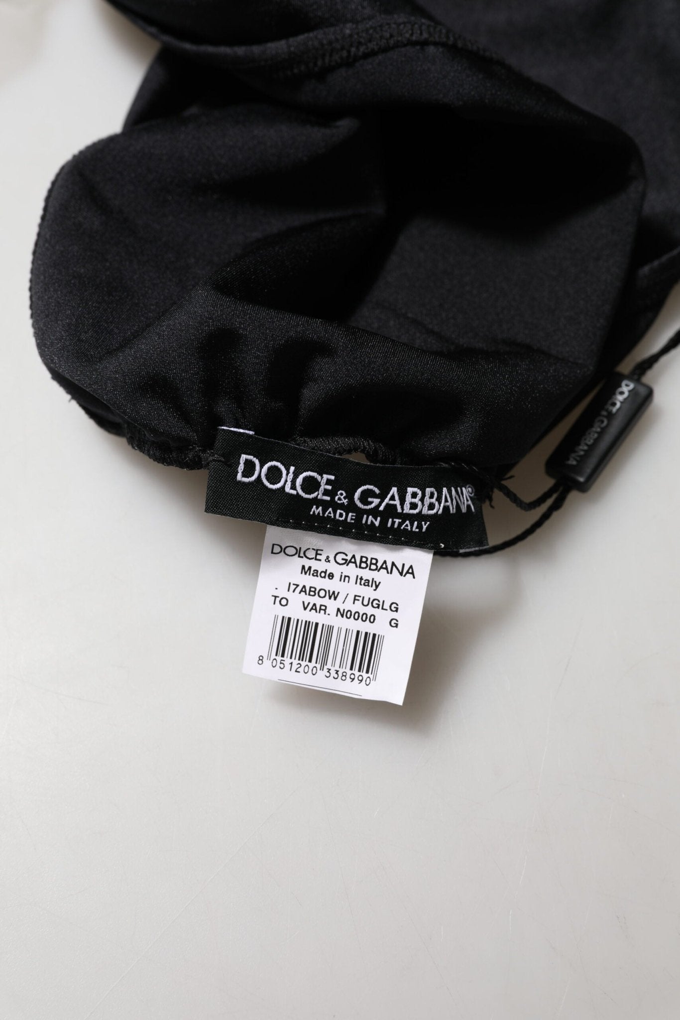Dolce & Gabbana Black Nylon Blend Bandeau Strapless Tube Top - RIMODA