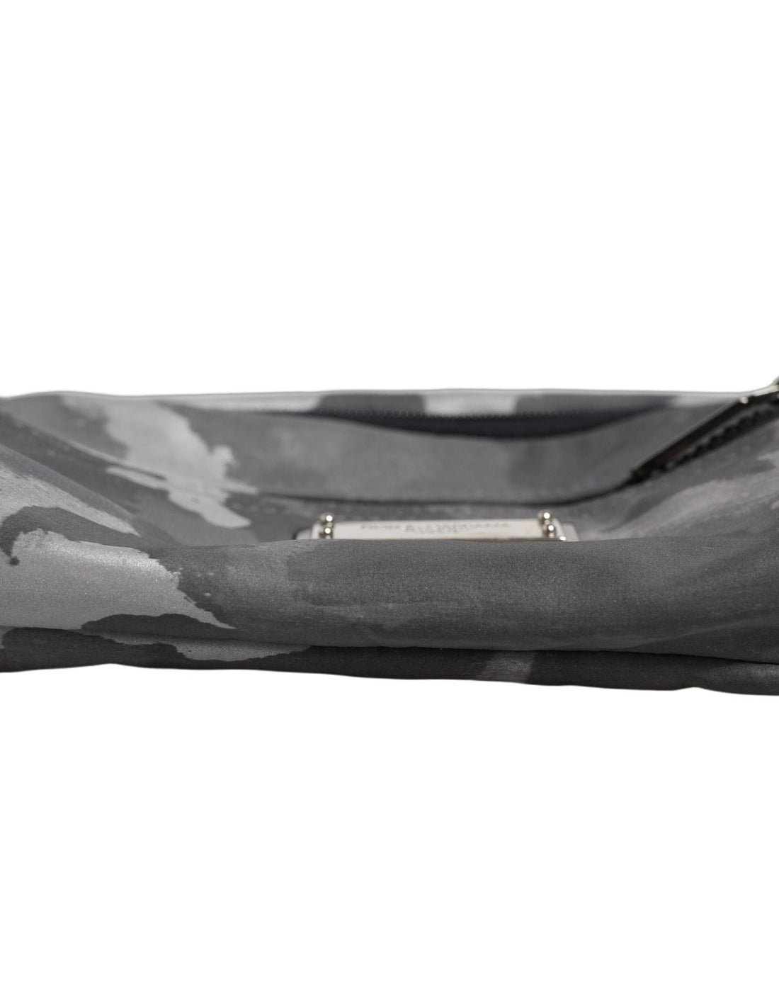 Dolce & Gabbana Black Nylon Brass Plate Camouflage Waist Fanny Pack Bag - RIMODA