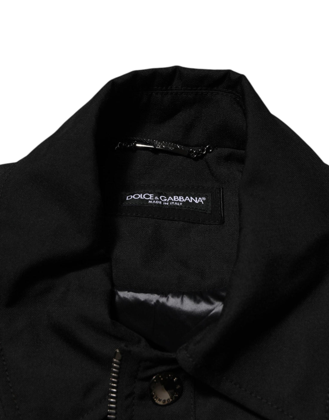 Dolce & Gabbana Black Nylon Full Zip Blouson Bomber Jacket - RIMODA