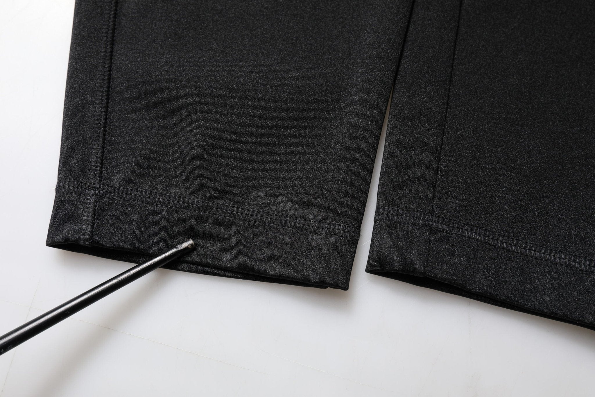 Dolce & Gabbana Black Nylon High Waist Slim Fit Pants - RIMODA