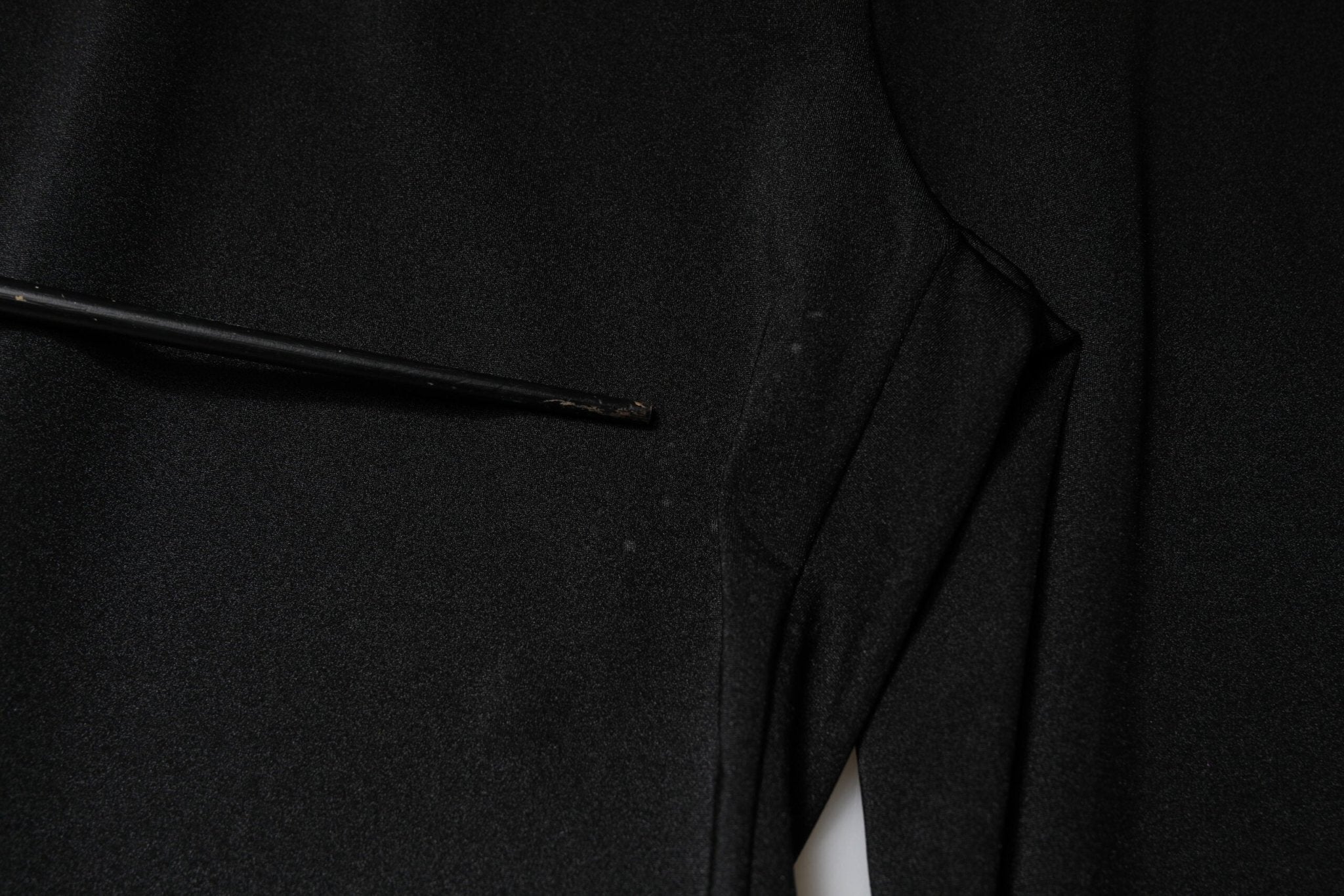 Dolce & Gabbana Black Nylon High Waist Slim Fit Pants - RIMODA