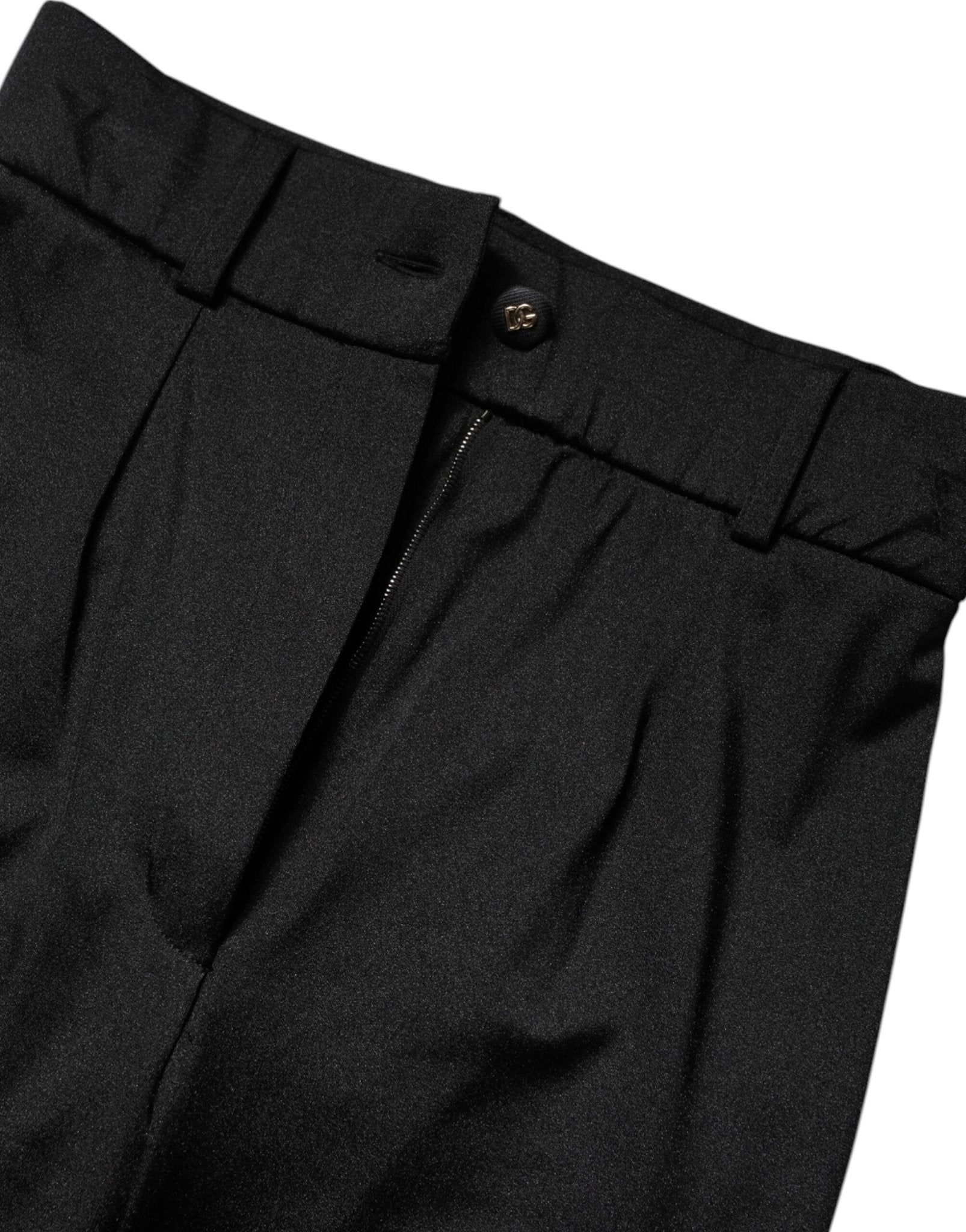 Dolce & Gabbana Black Nylon Leggings Stretch Pants - RIMODA