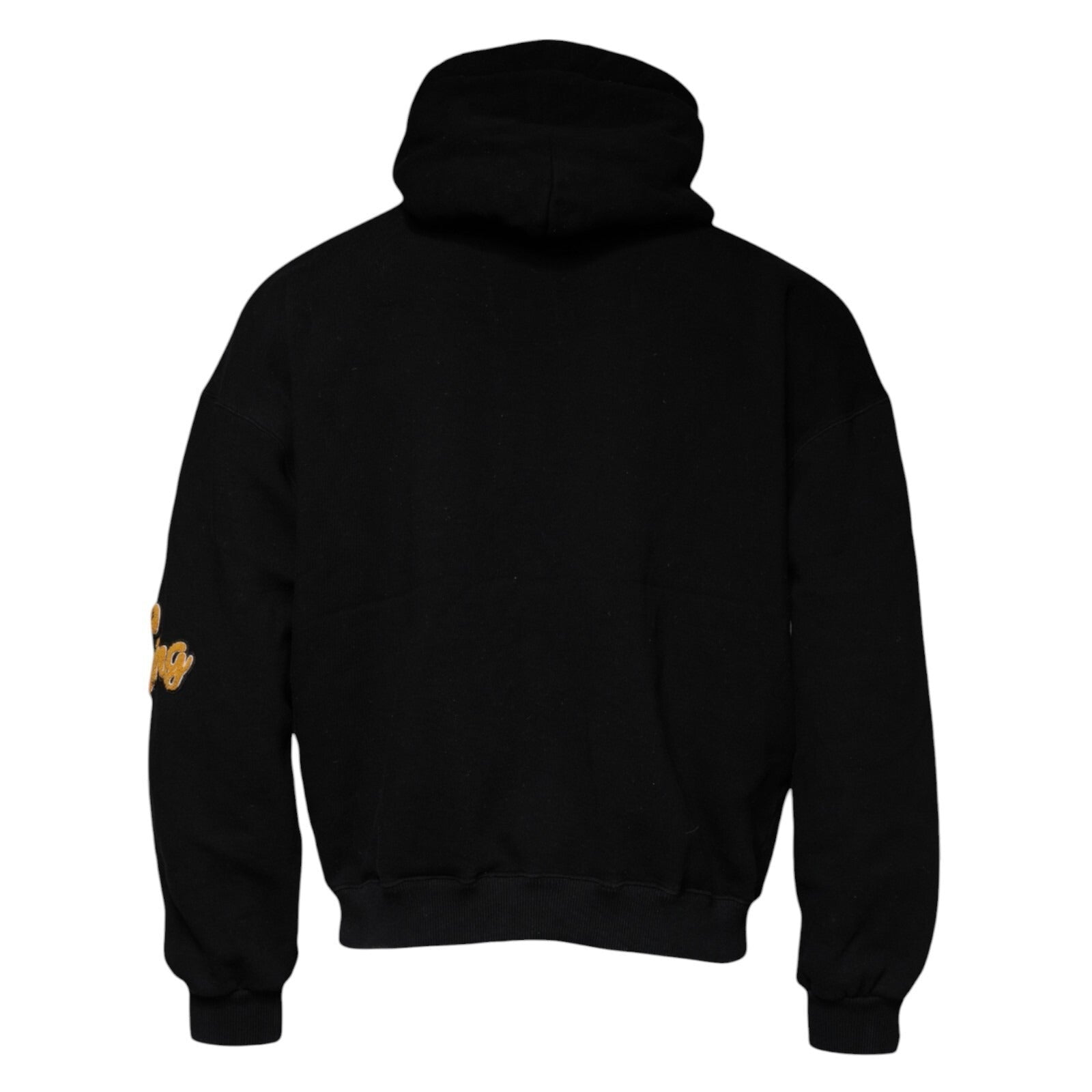 Dolce & Gabbana Black Paradiso Hooded Men Sweatshirt Sweater - RIMODA